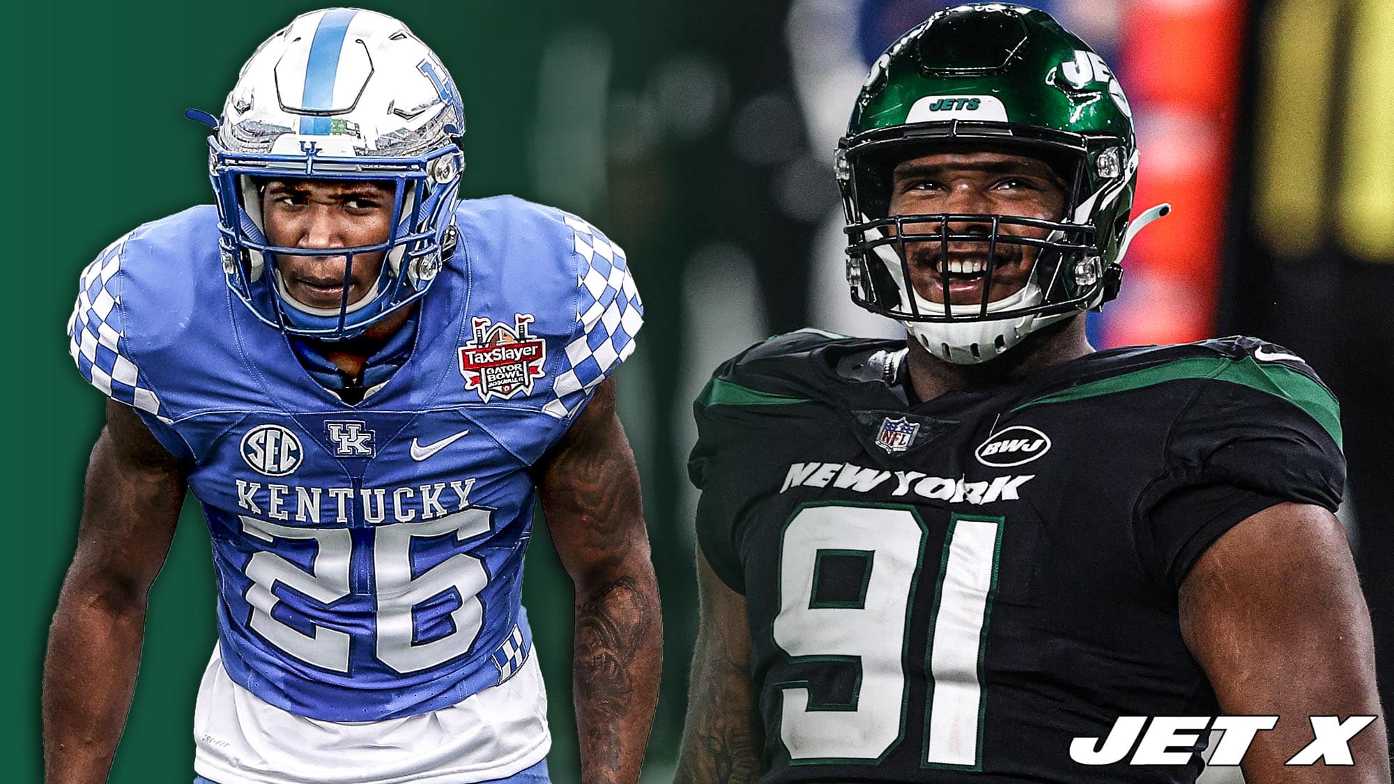 Brandin Echols and John Franklin-Myers are two tweener defenders on the NY Jets.