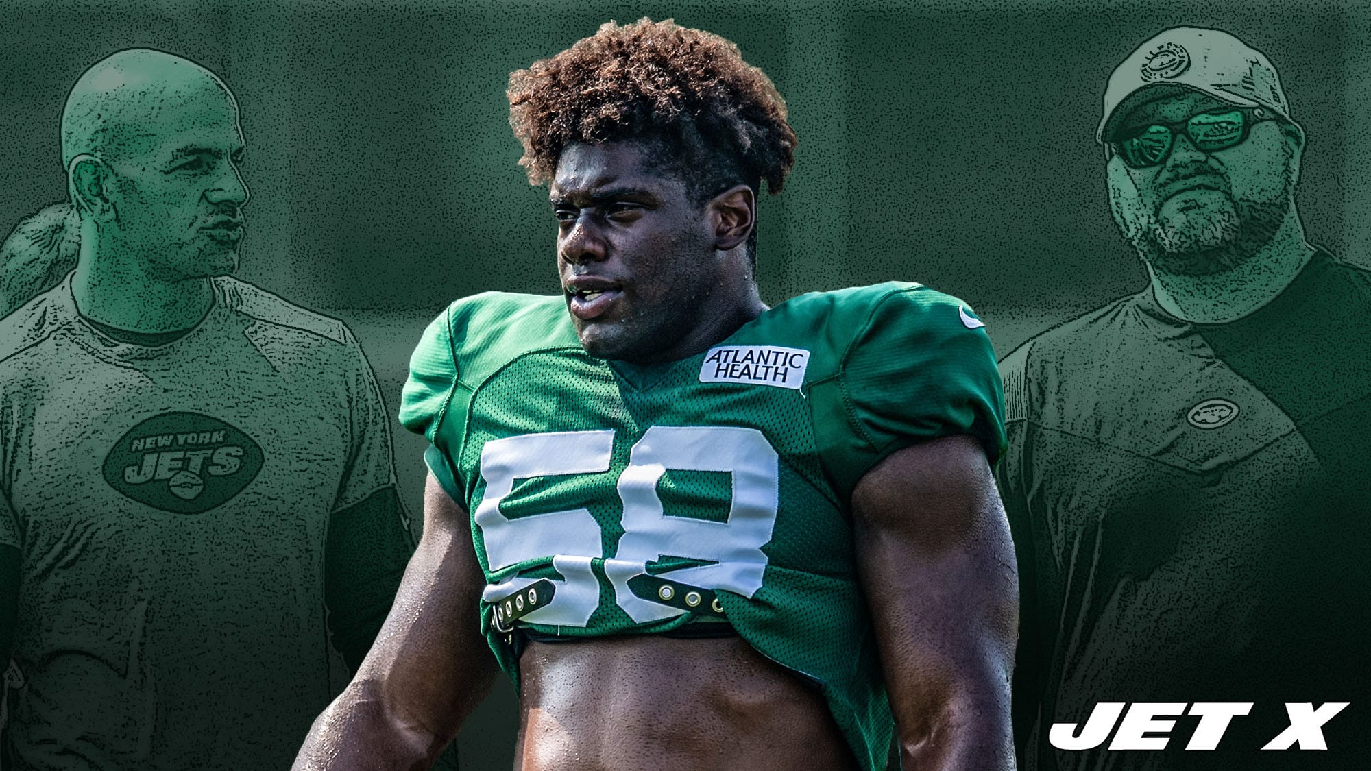 Carl Lawson, Robert Saleh, Joe Douglas