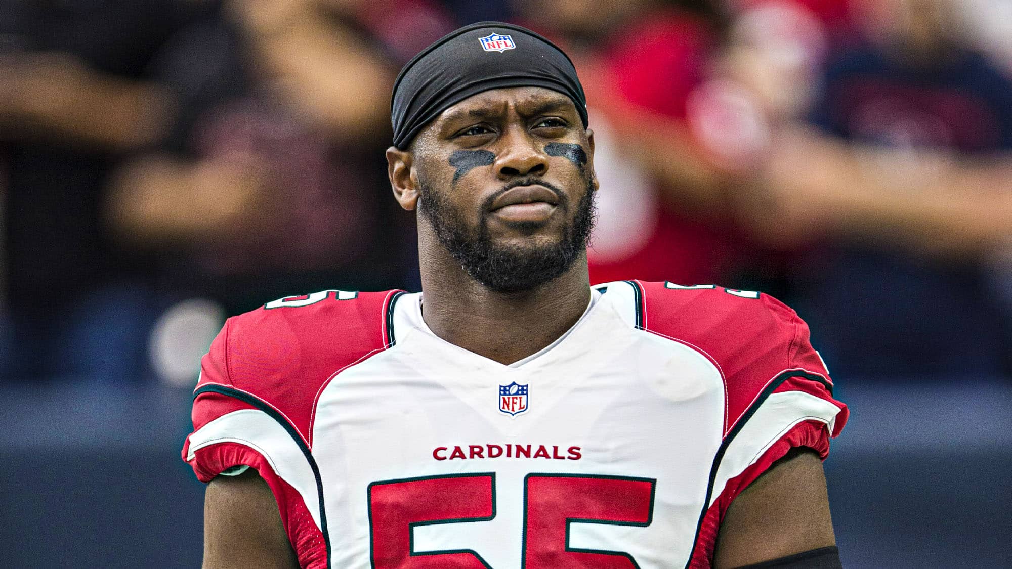 Arizona Cardinals star Chandler Jones highlights players the NY Jets may target in a trade.