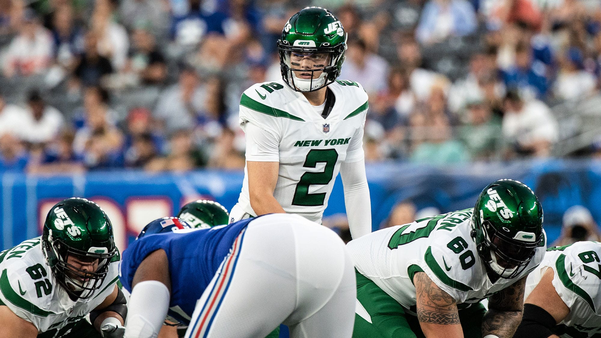 Zach Wilson benefited greatly from Mike LaFleur's pre-snap motion in the NY Jets' 2021 preseason opener, as shown on film.