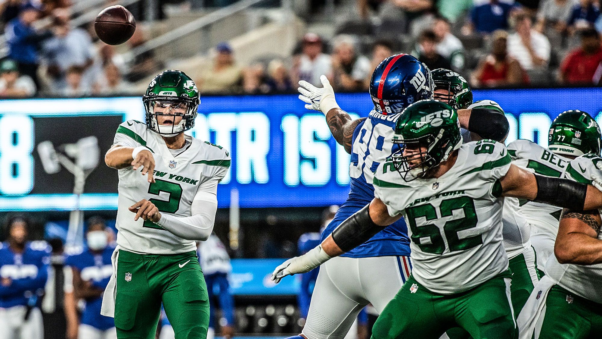 Zach Wilson, NY Jets, Giants