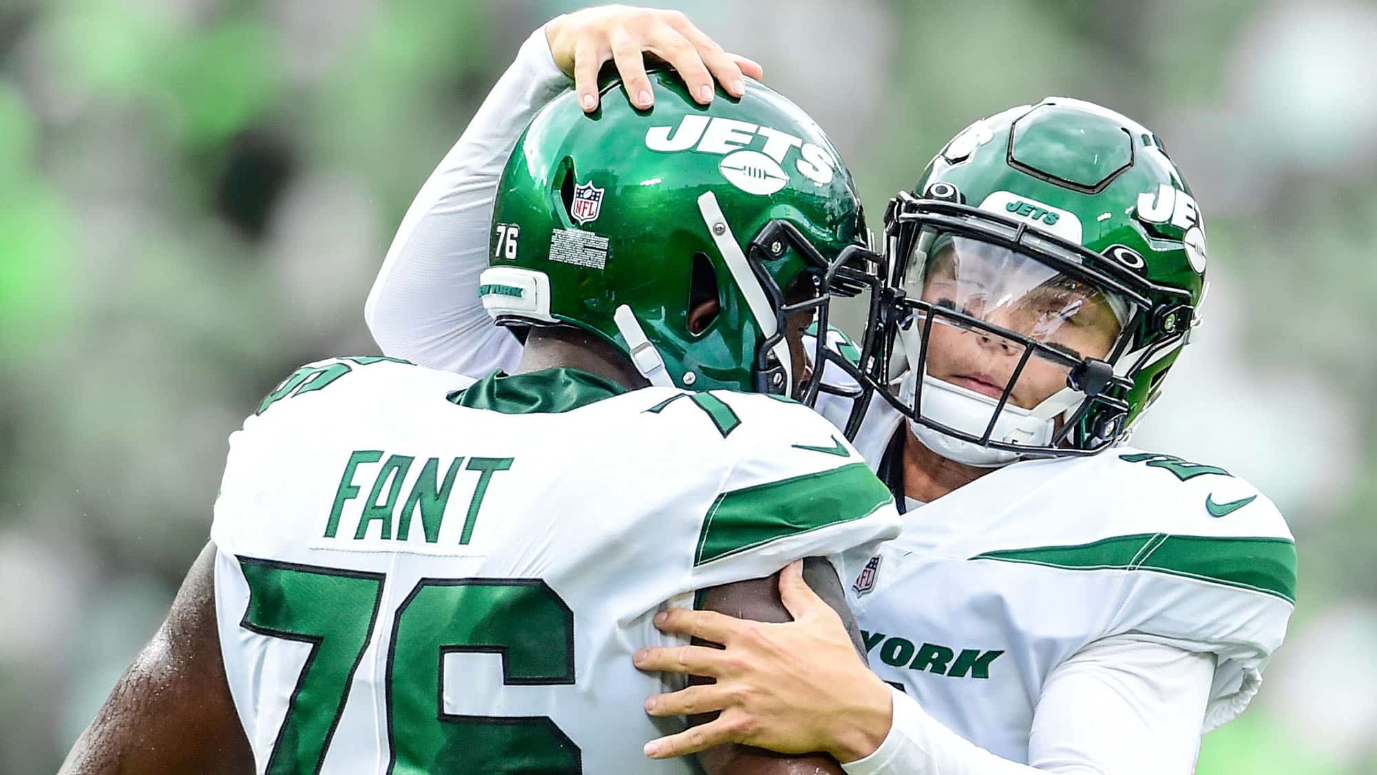 George Fant, NY Jets, Zach Wilson, Offensive Line