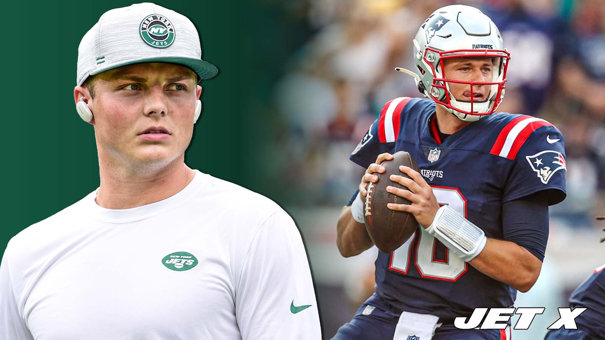 Zach Wilson, Mac Jones, NY Jets, New England Patriots