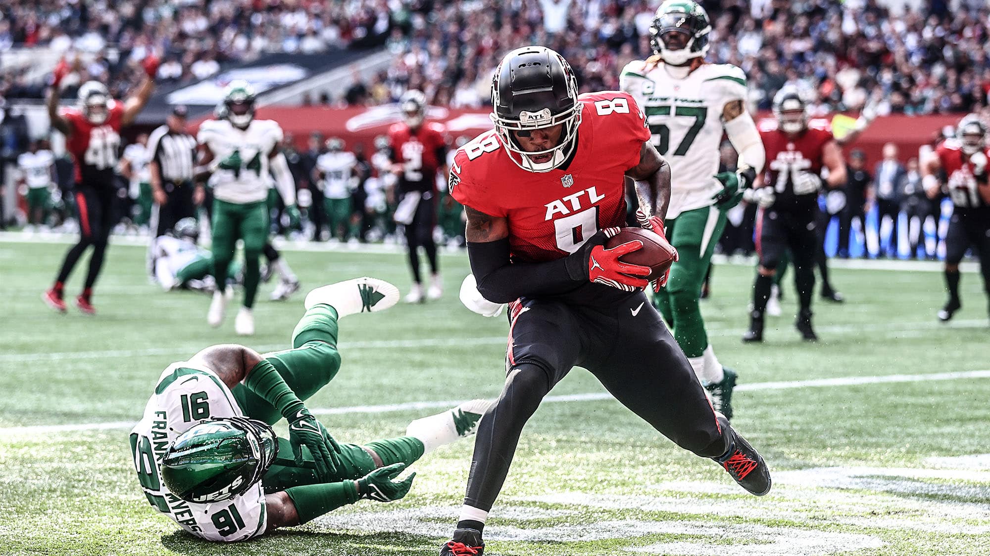 Kyle Pitts, Atlanta Falcons, New York Jets