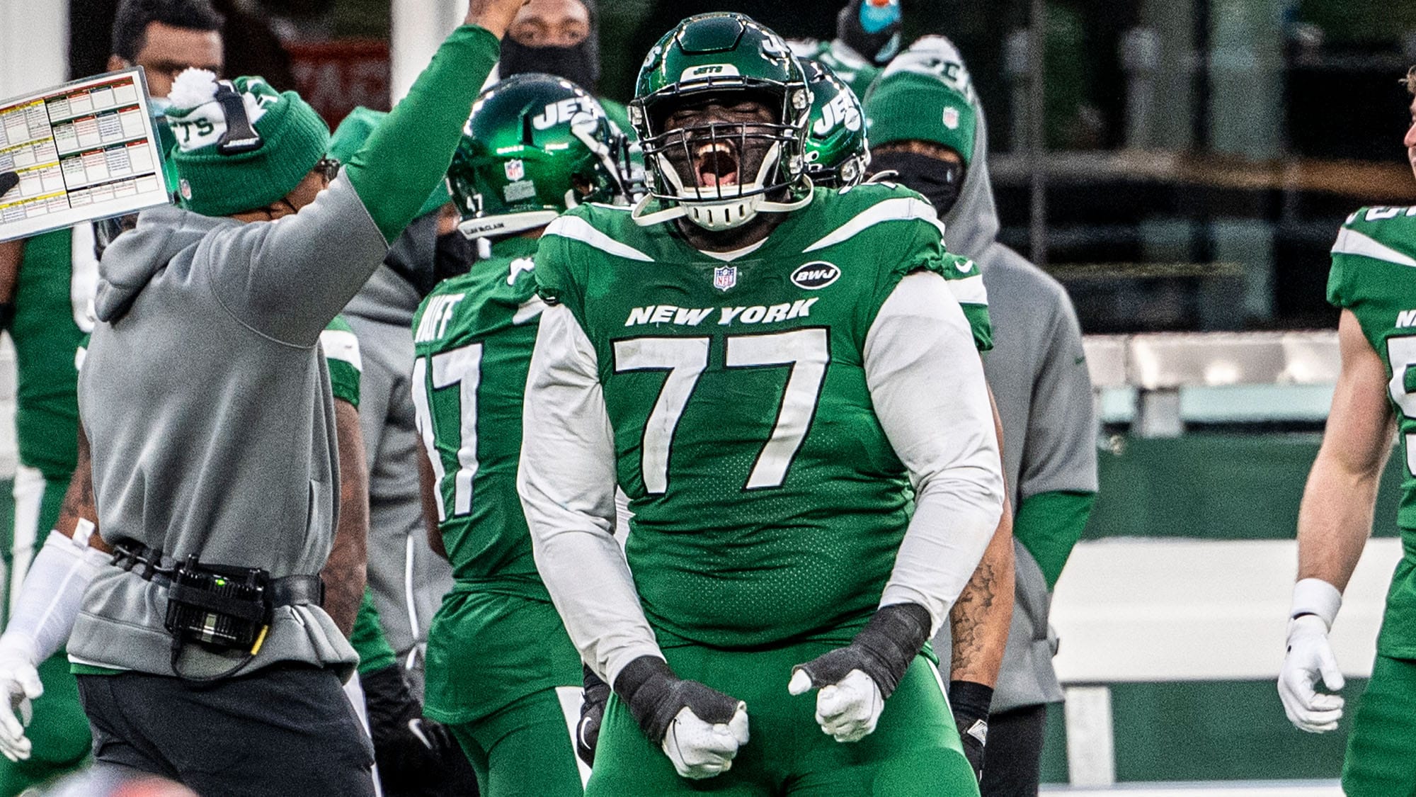 Mekhi Becton, Injury, Return, Contract, PFF Grade, NY Jets
