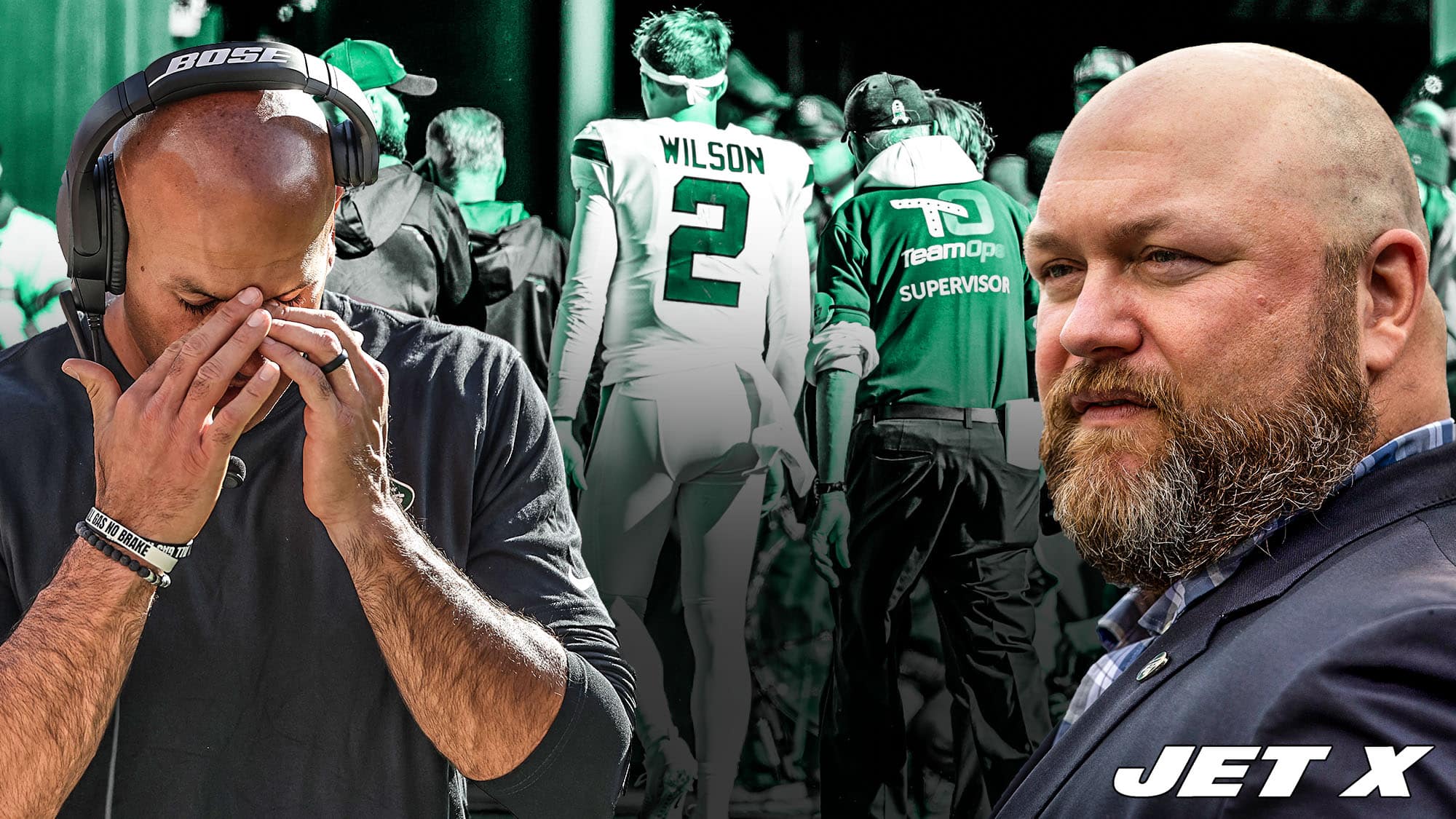 Robert Saleh, Joe Douglas, Zach Wilson