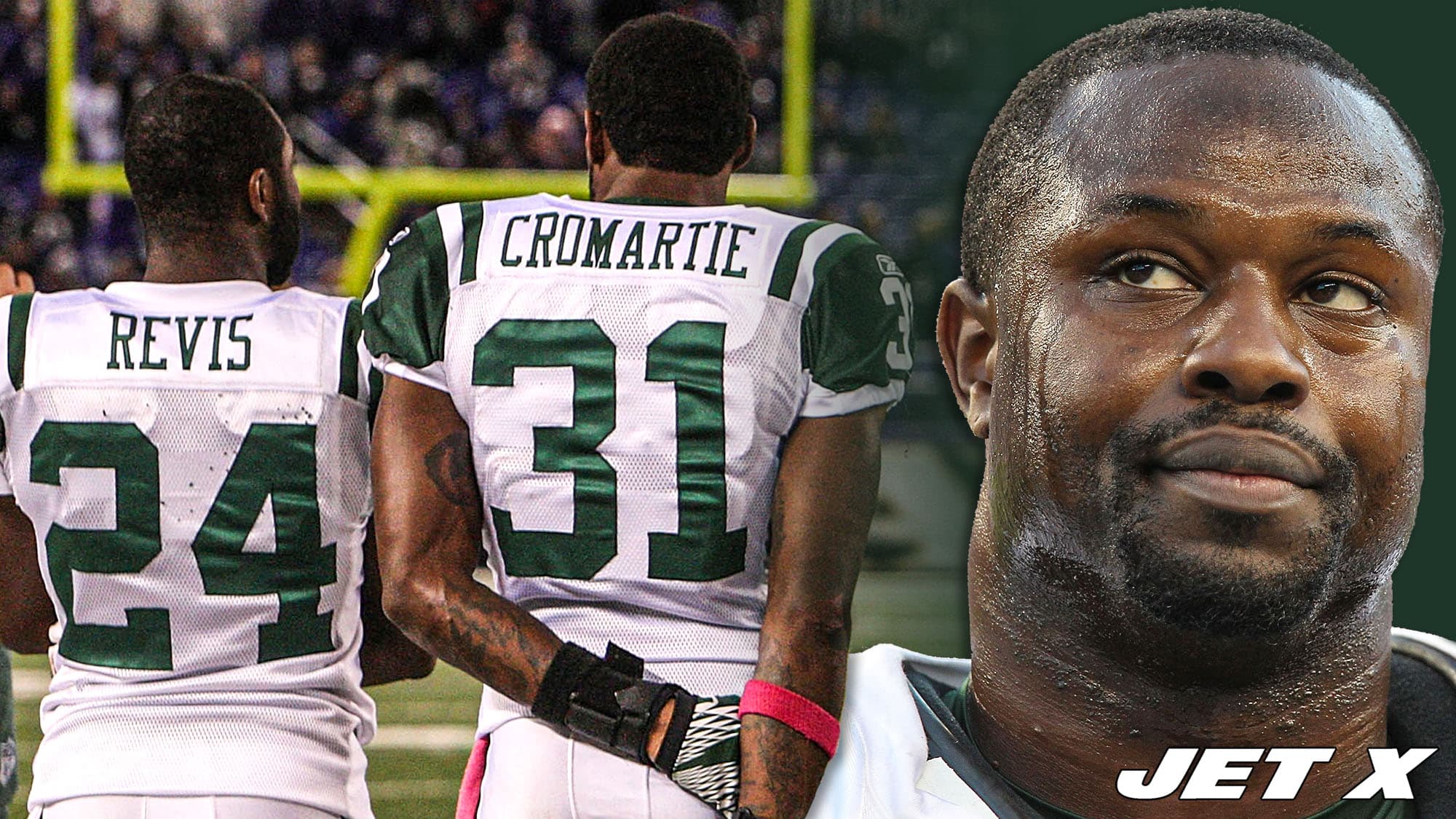 Bart Scott, Darrelle Revis, Antonio Cromartie