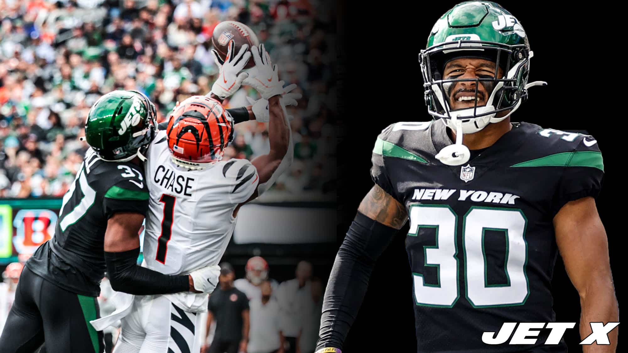Bryce Hall, Michael Carter II, NY Jets, PFF