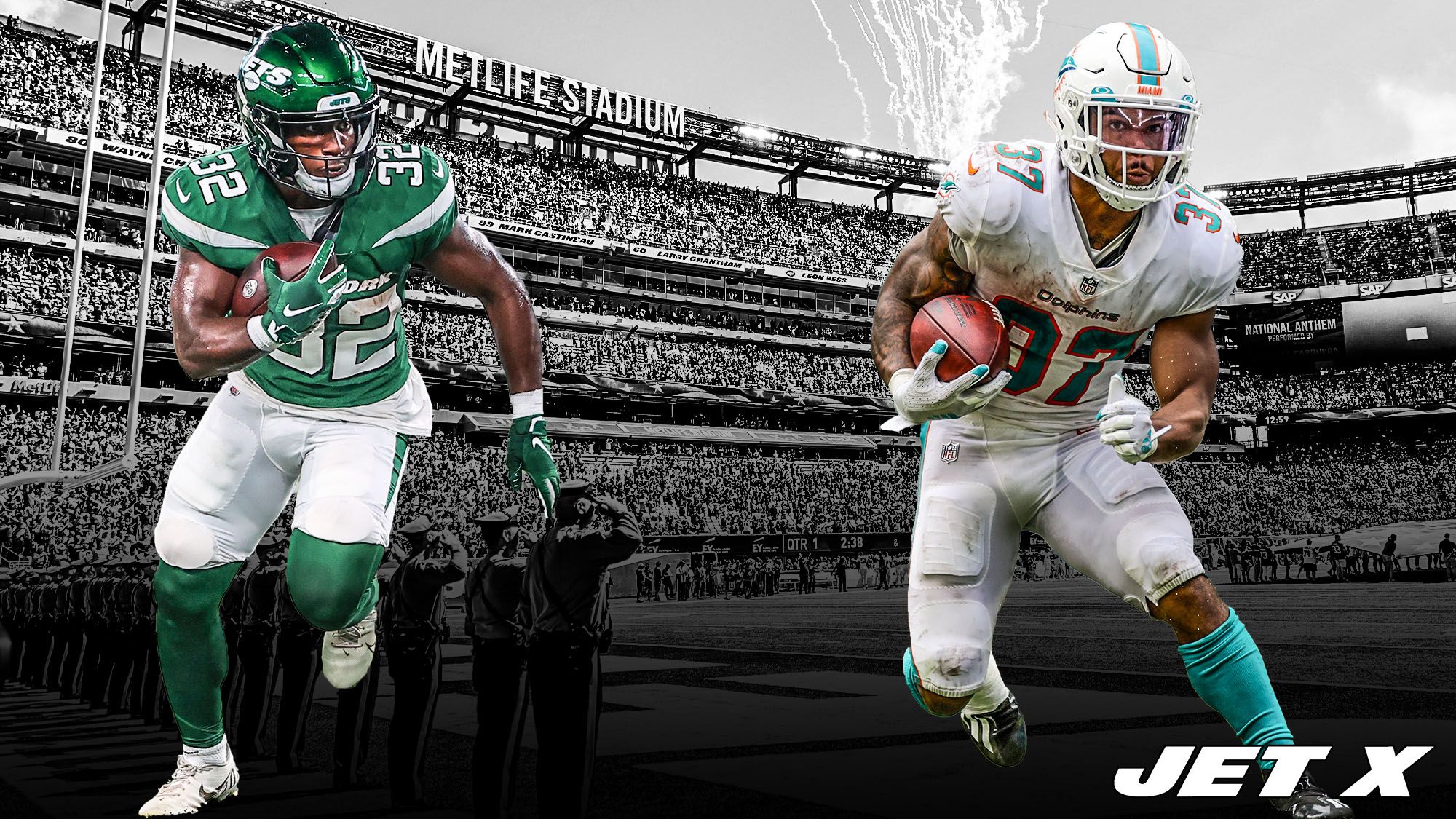 Michael Carter, Myles Gaskin, New York Jets, Miami Dolphins