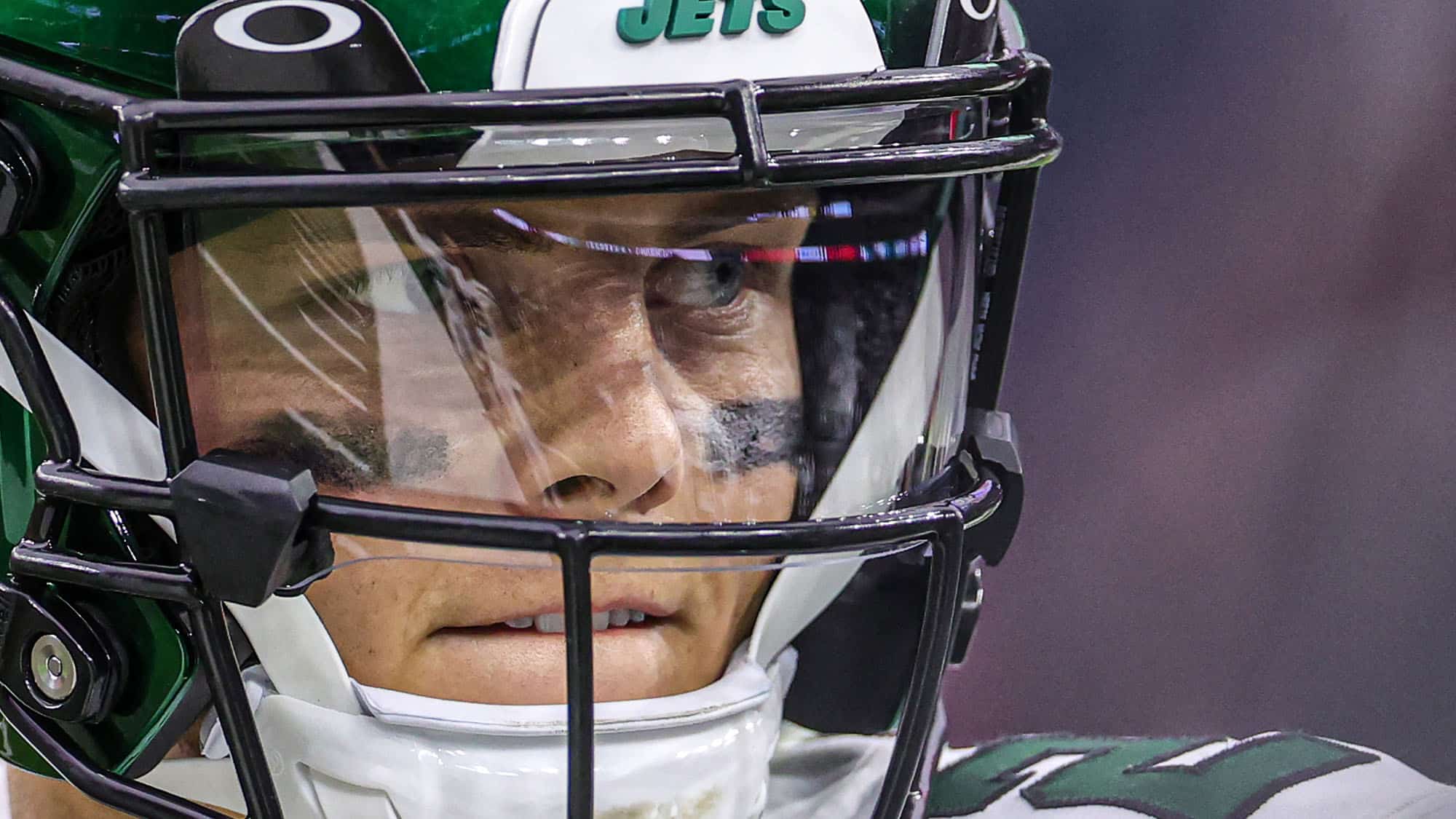 Zach Wilson, Gray, Jets Uniform, Jersey, NY