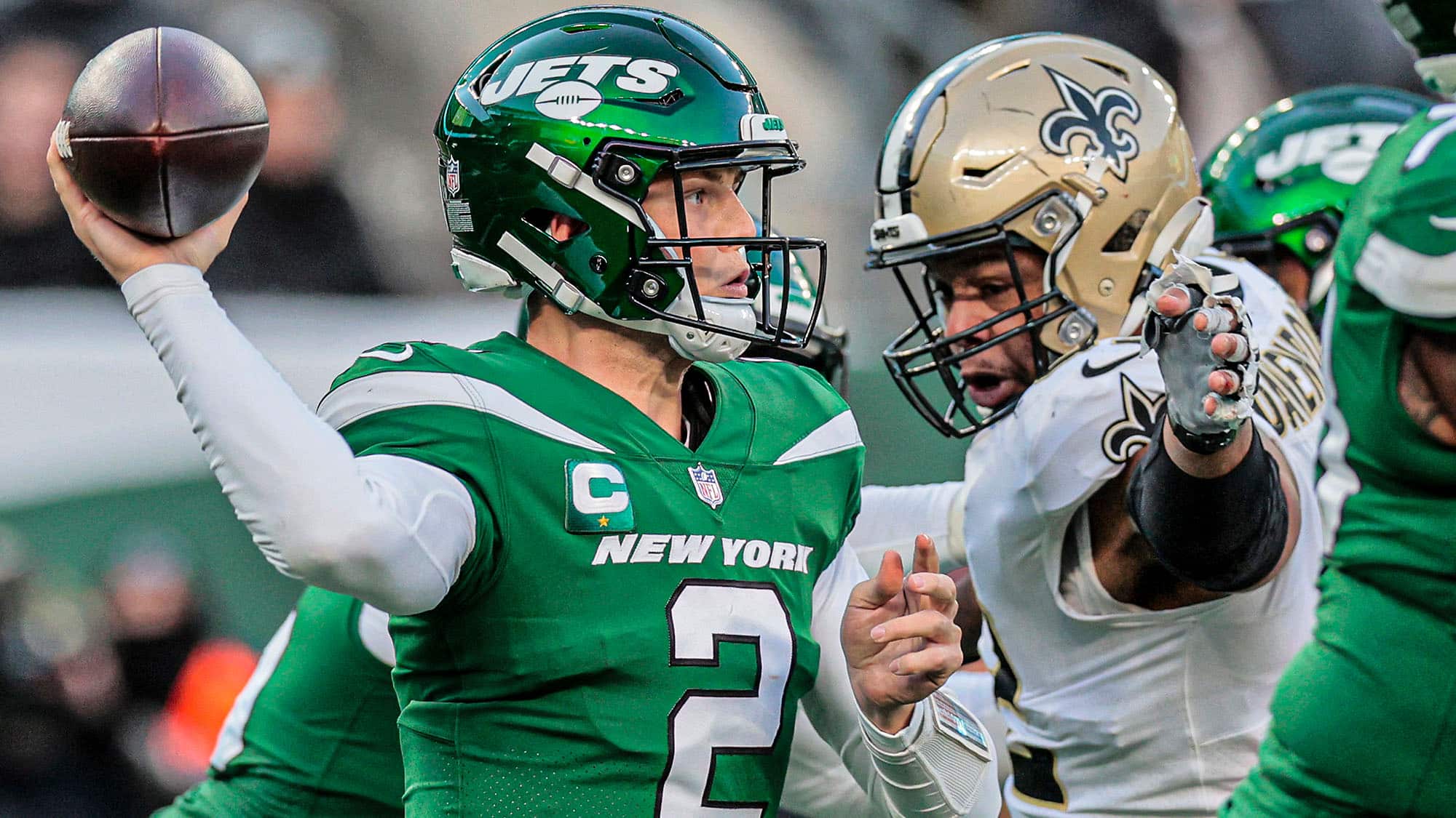 Zach Wilson, PFF Grade, Saints, NY Jets, Stats