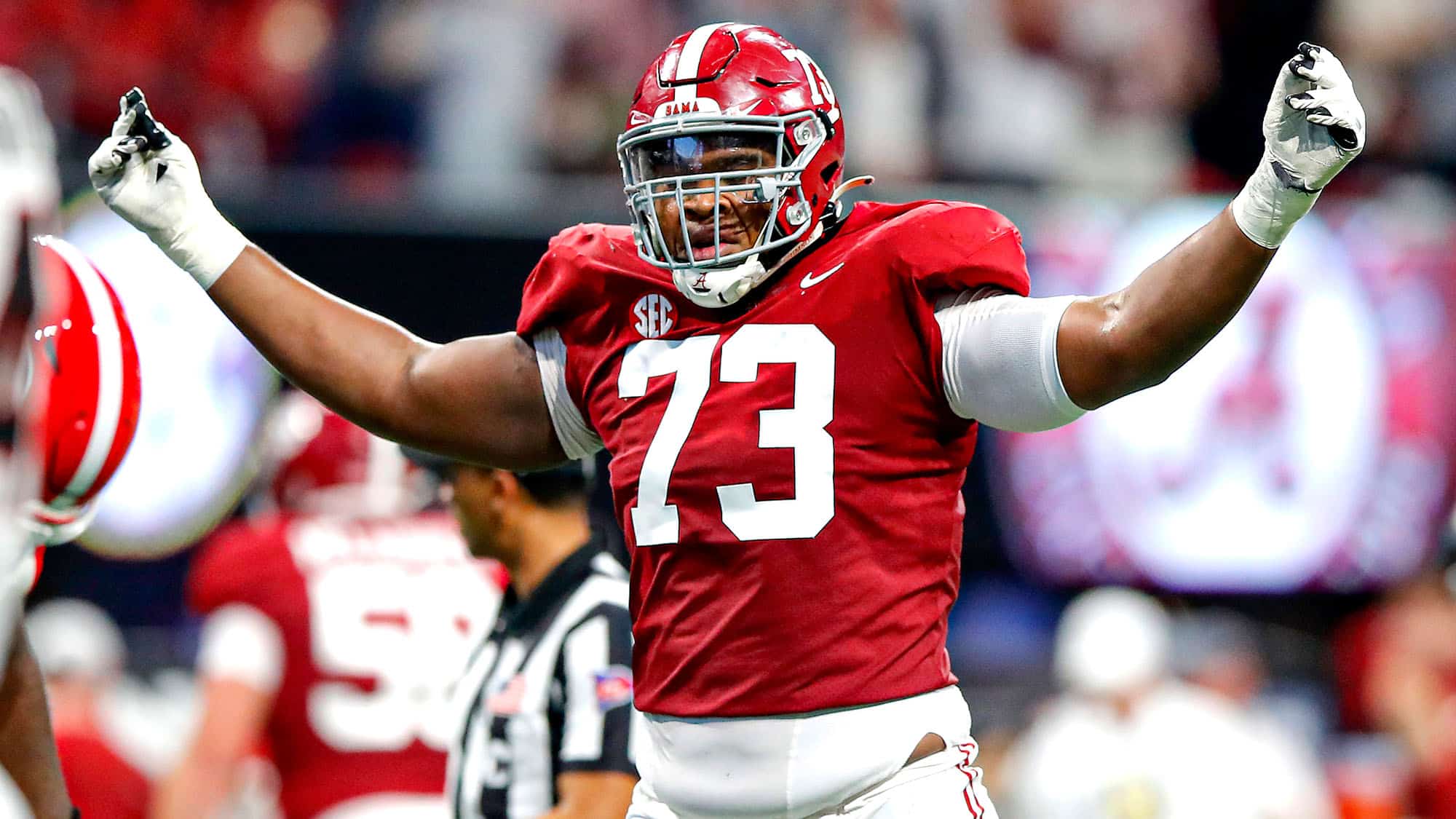 Evan Neal, Mock Draft, Alabama, NY Jets, Film