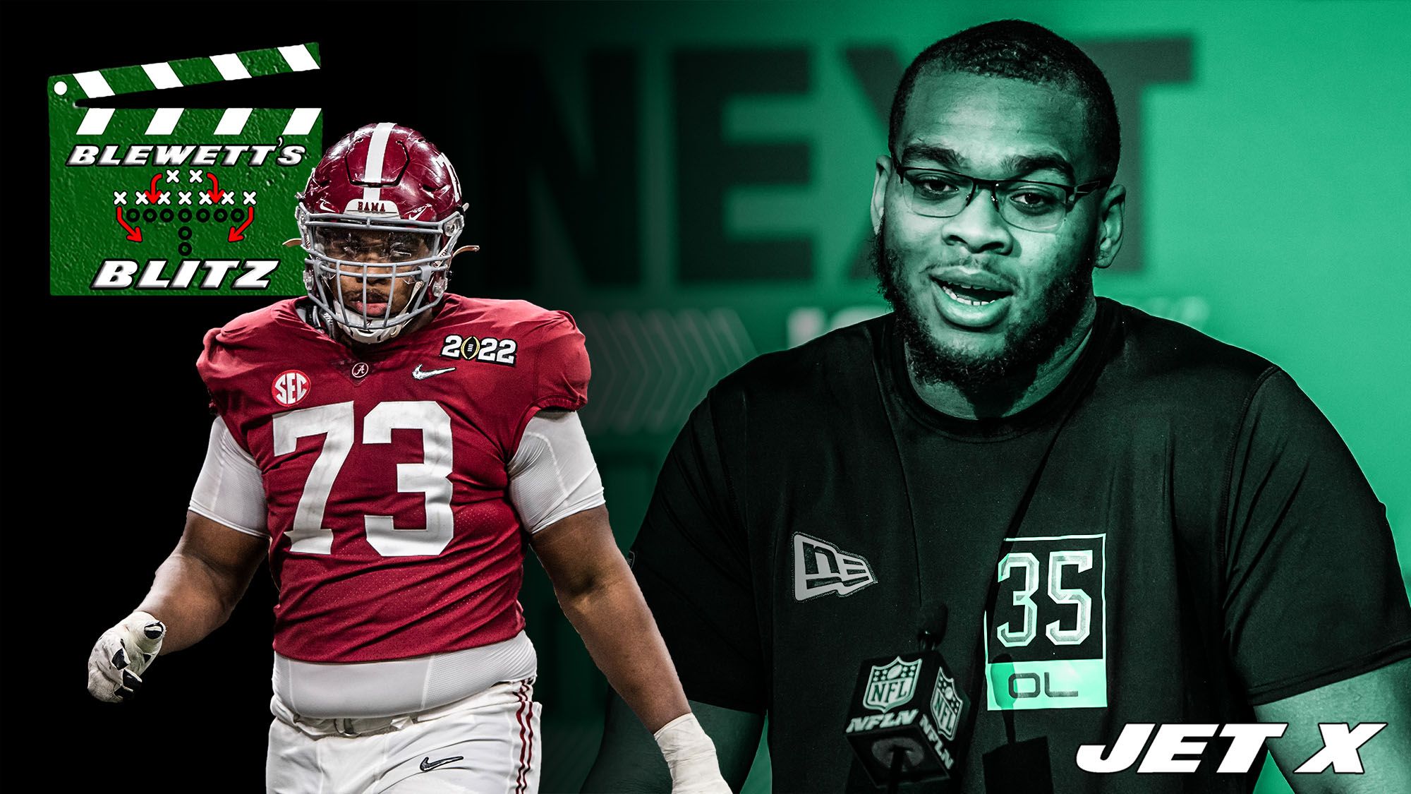 Evan Neal, New York Jets, 2022 NFL draft, Alabama, Blewett's Blitz