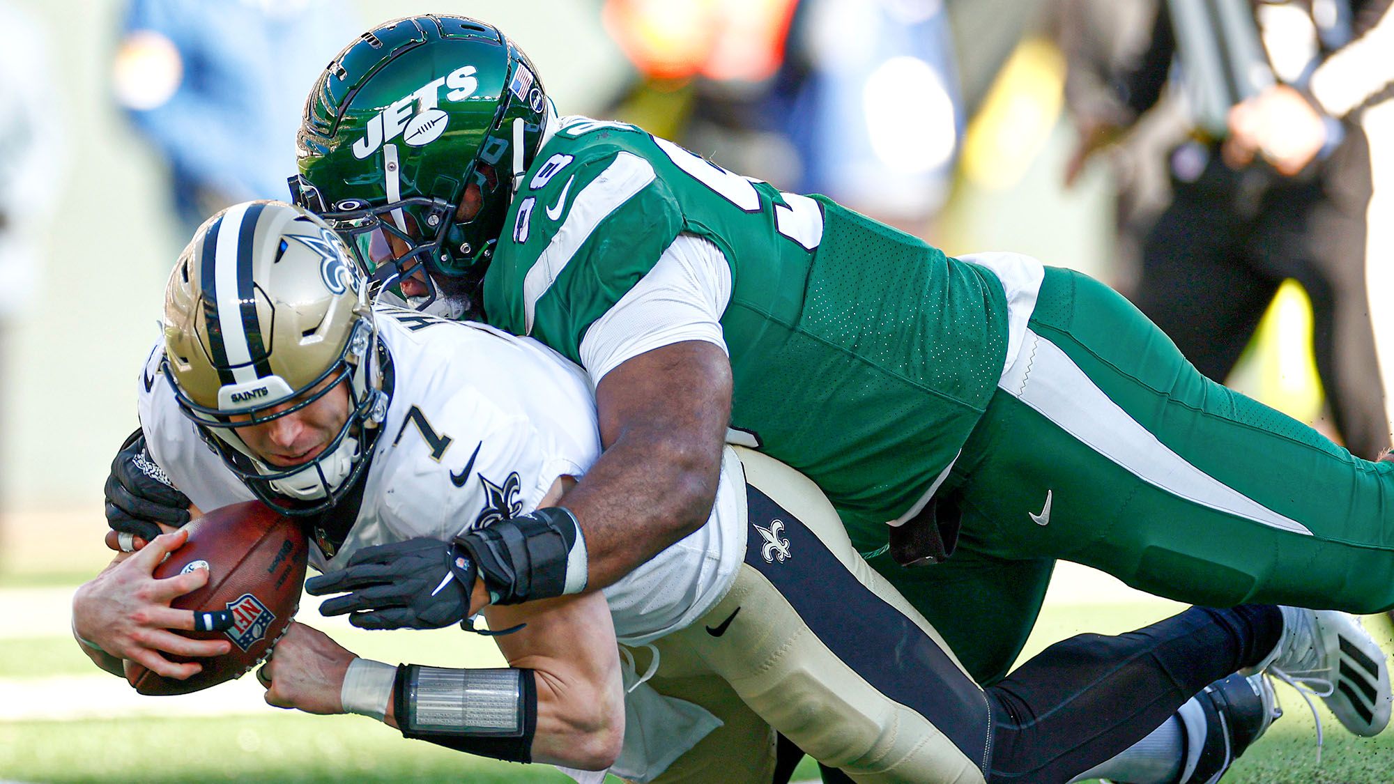 Sheldon Rankins, NY Jets, Saints, Stats, PFF