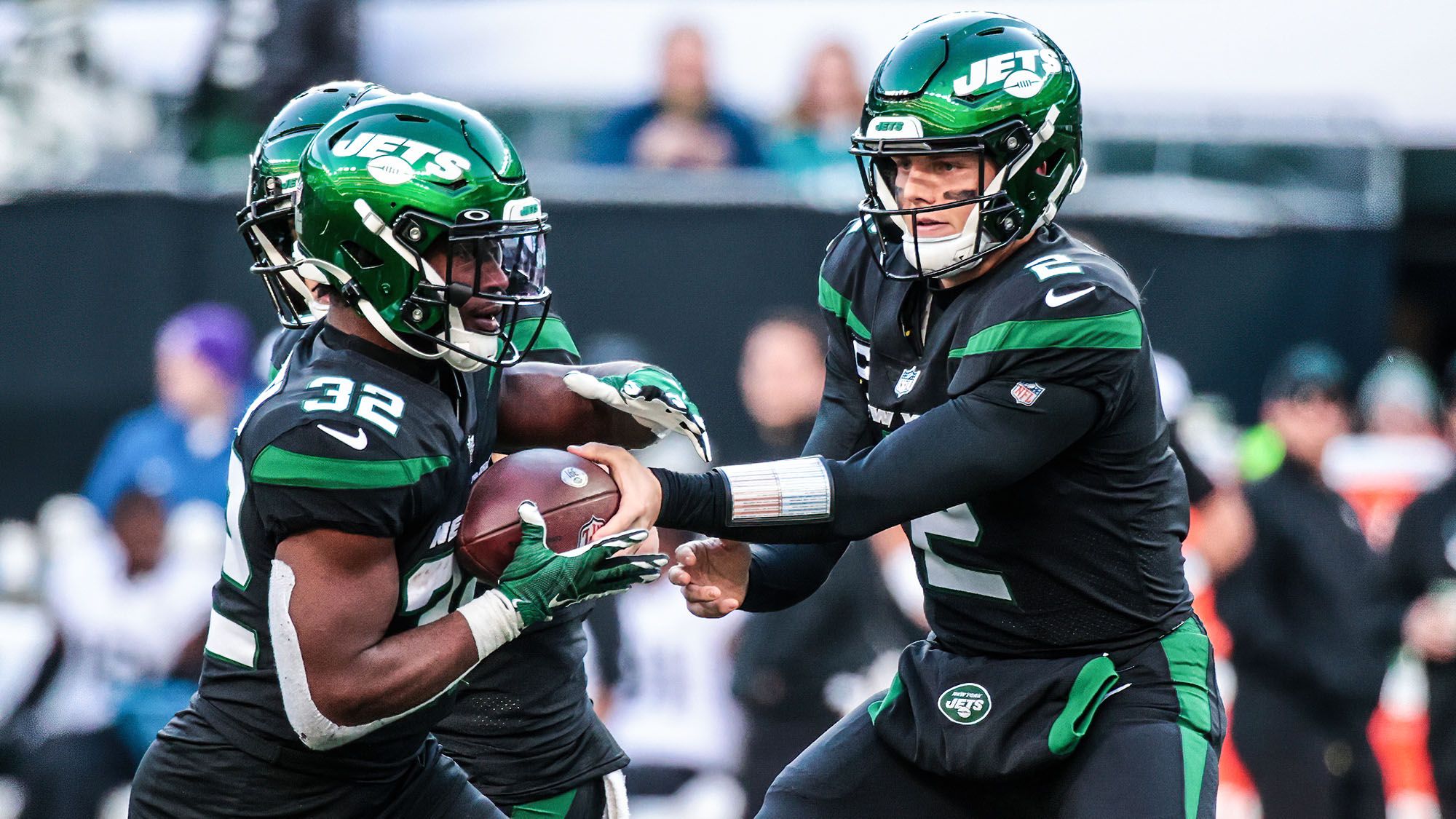 Zach Wilson, Michael Carter, NY Jets