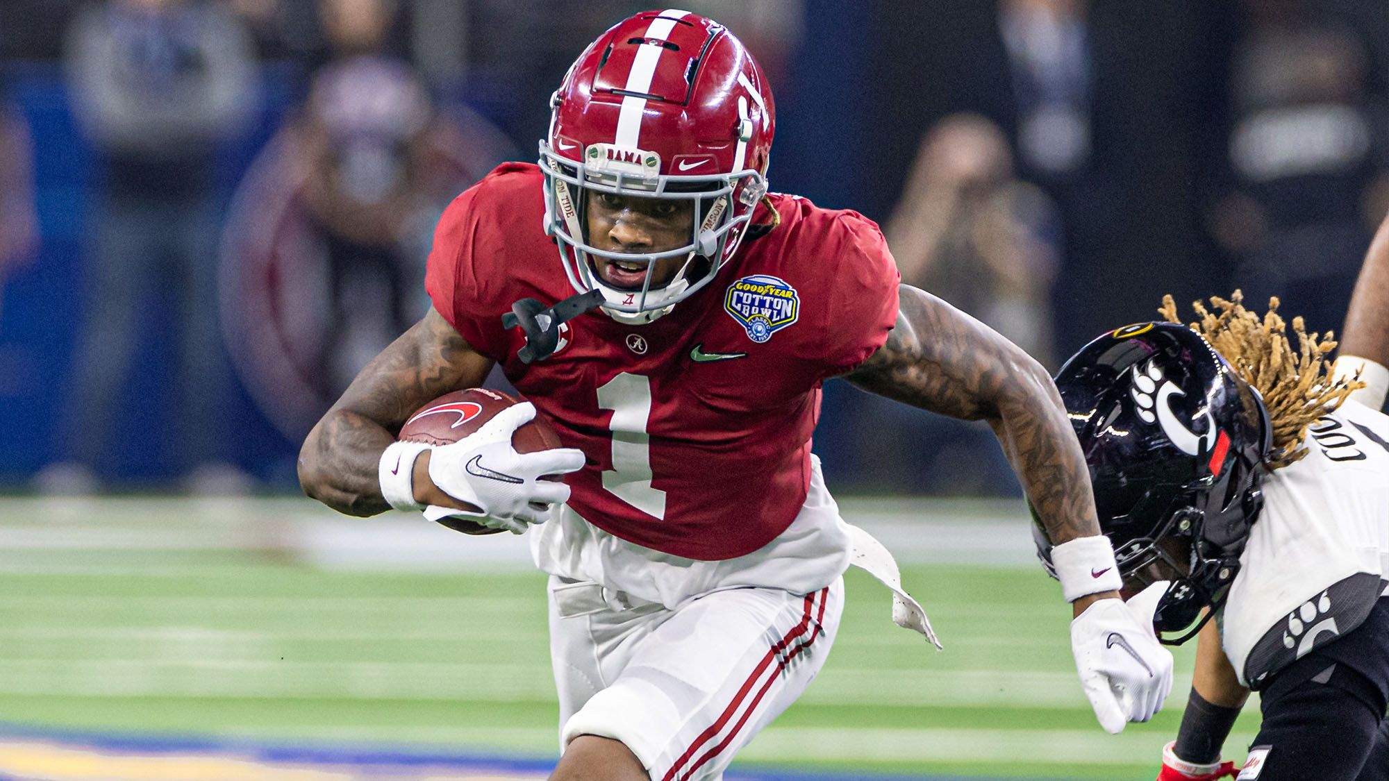 Jameson Williams, Alabama, NFL Mock Draft, NY Jets