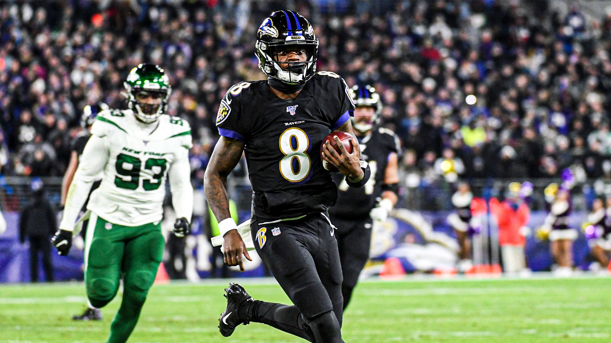 Lamar Jackson, NY Jets, Schedule