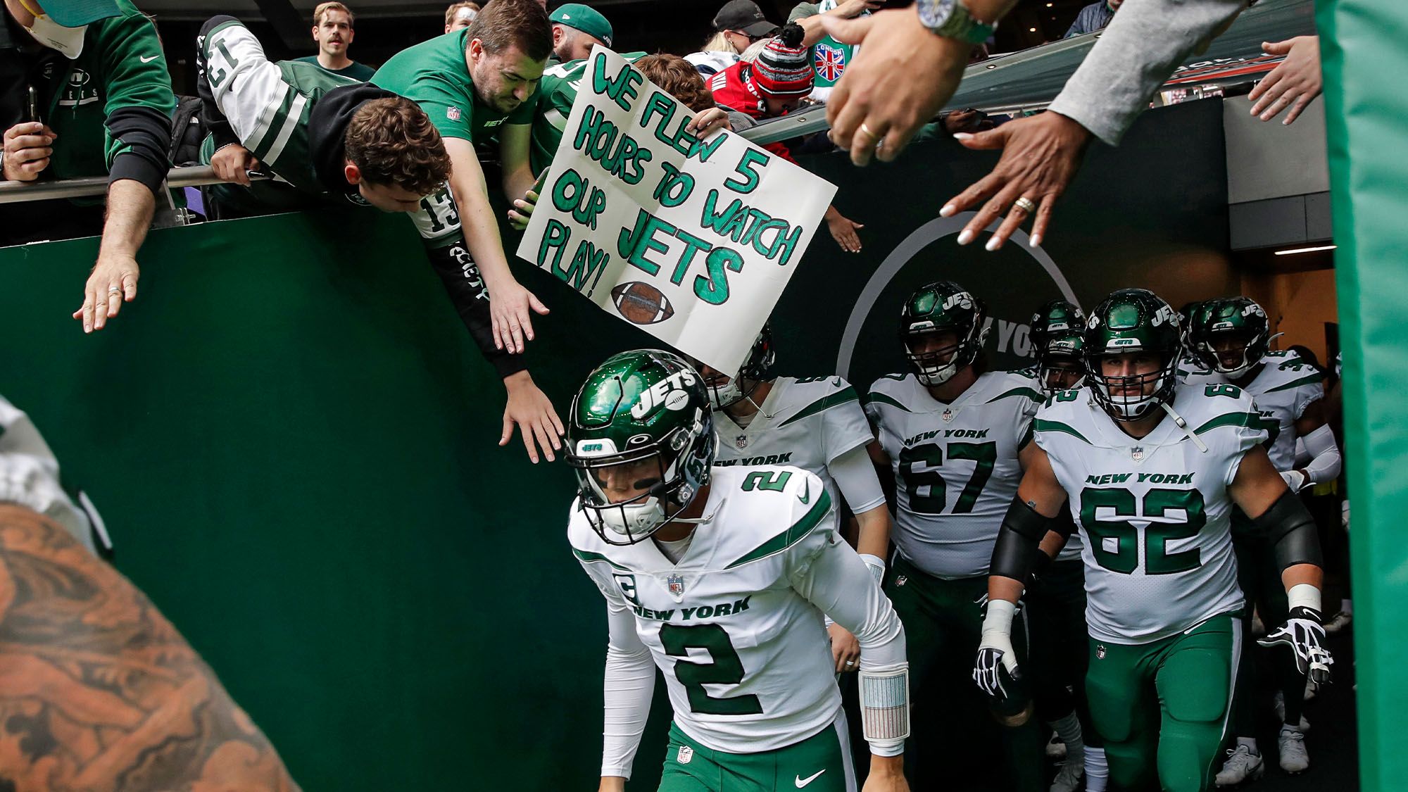 Zach Wilson, NY Jets, UK, London