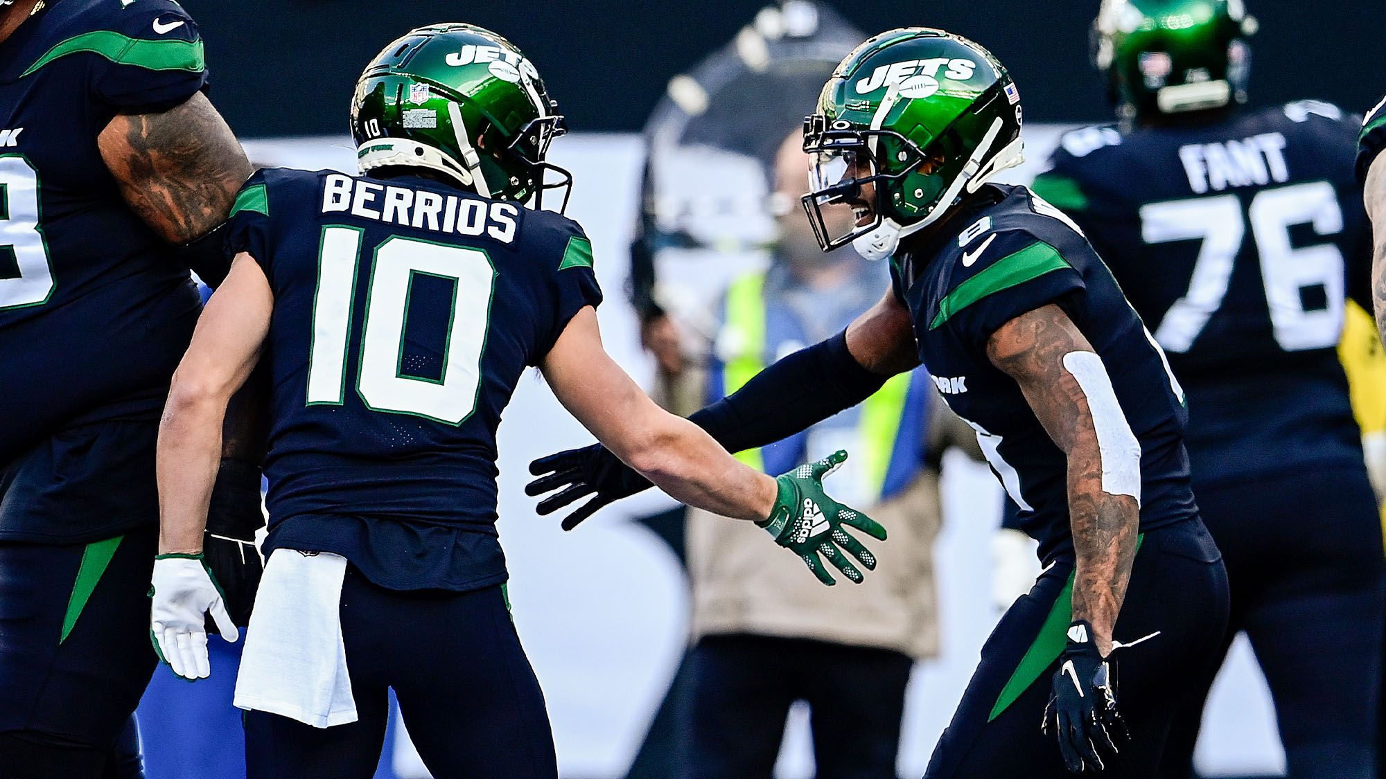 Elijah Moore, Braxton Berrios, New York Jets, Stats, WR, Depth Chart