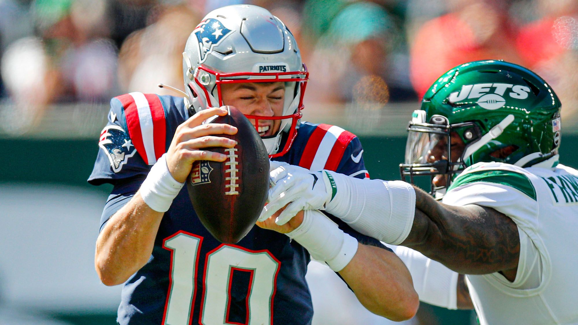 John Franklin Myers, Mac Jones, New York Jets, New England Patriots