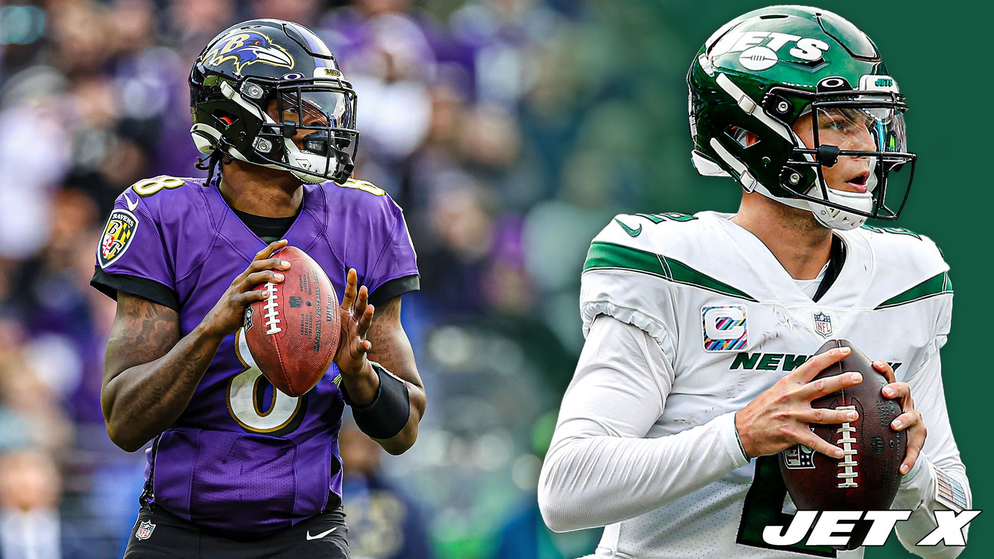 Zach Wilson, Lamar Jackson, New York Jets, Baltimore Ravens, 2022 Schedule, Date