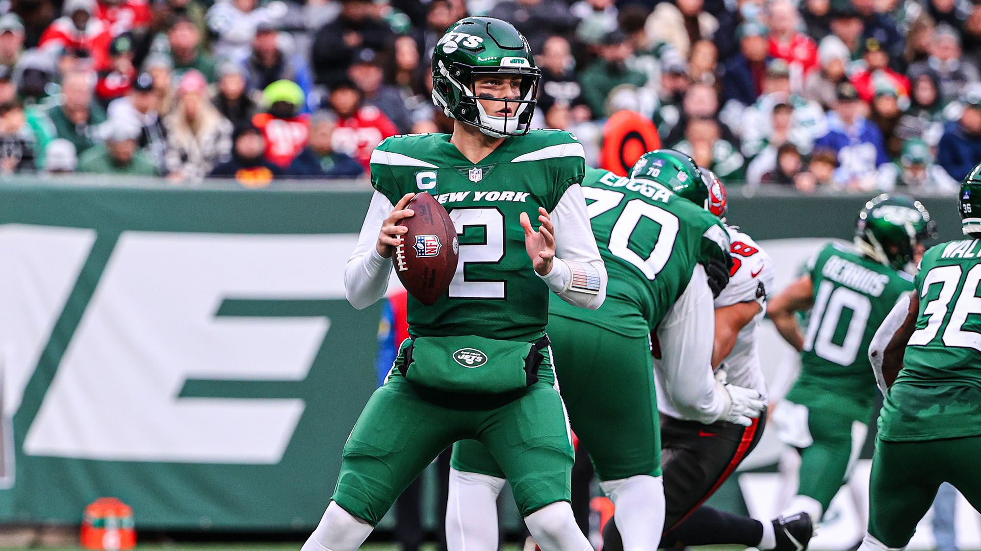Zach Wilson, NY Jets, Stats, Bucs