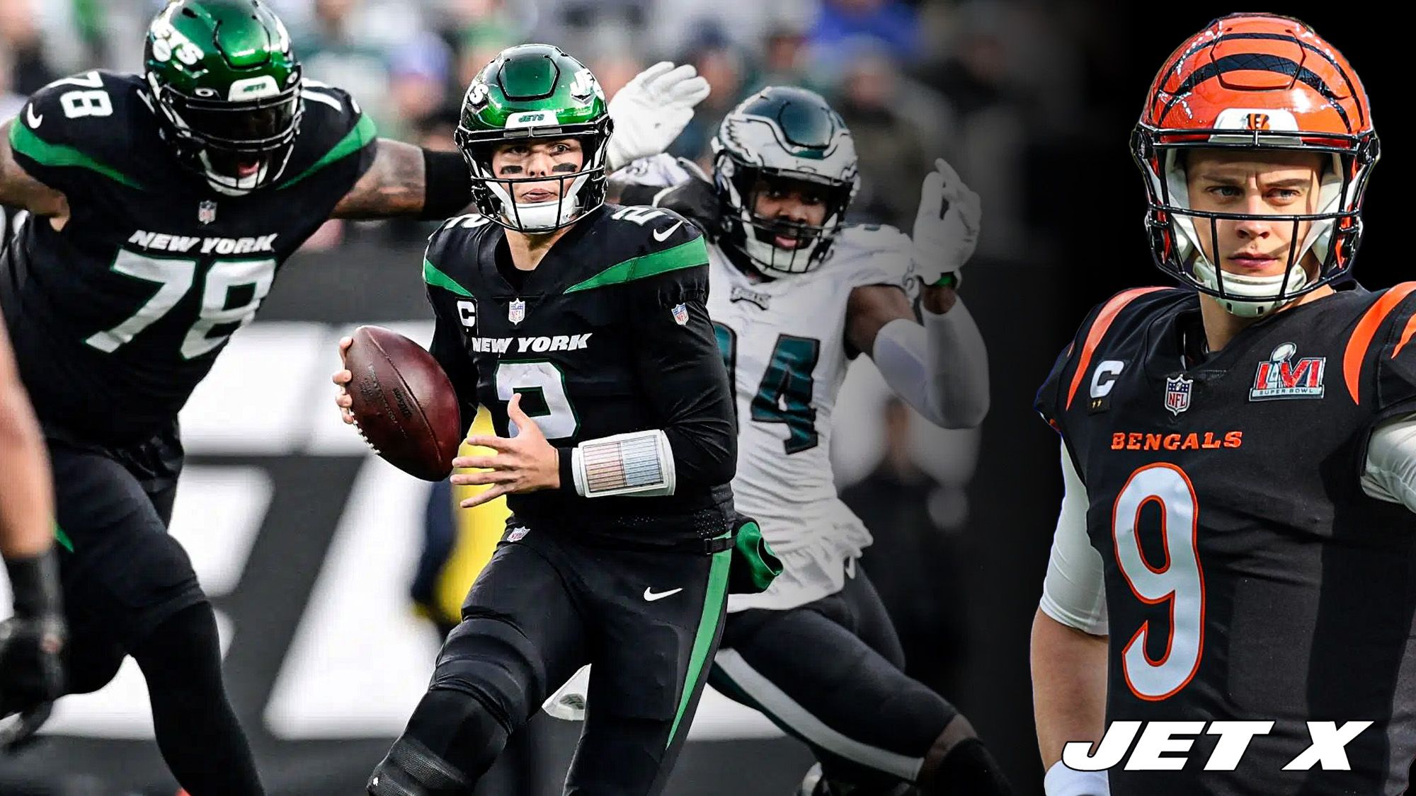 Zach Wilson, Joe Burrow, NY Jets, Bengals, 2021, 2022