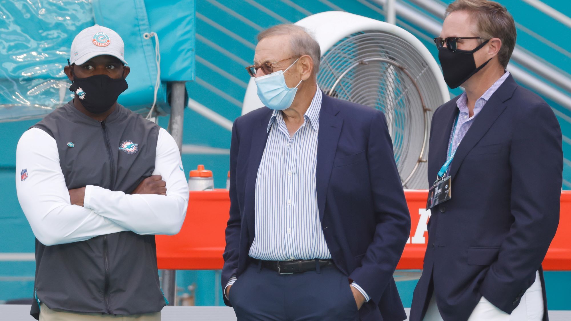 Brian Flores, Stephen Ross, Tom Garfinkel, Miami Dolphins