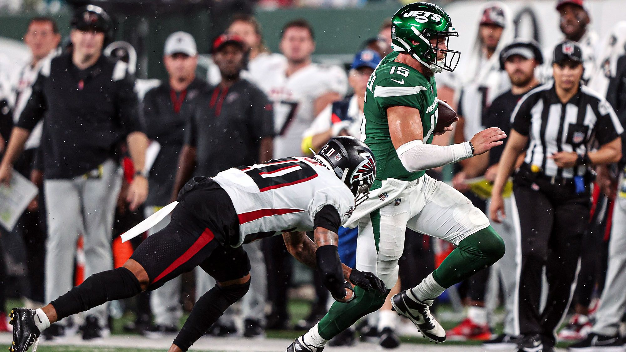 Chris Streveler, New York Jets, Atlanta Falcons, Preseason Highlights