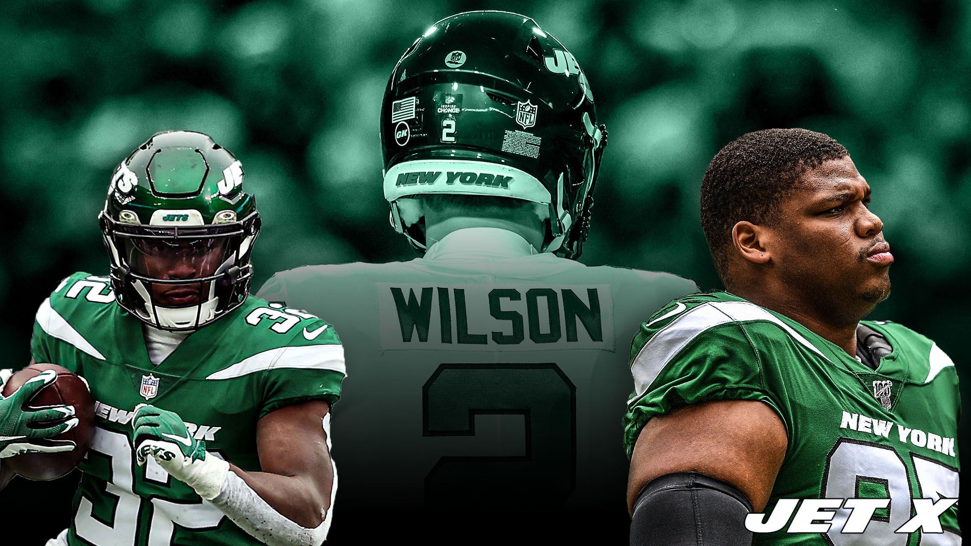 Quinnen Williams, Zach Wilson, Michael Carter, New York Jets