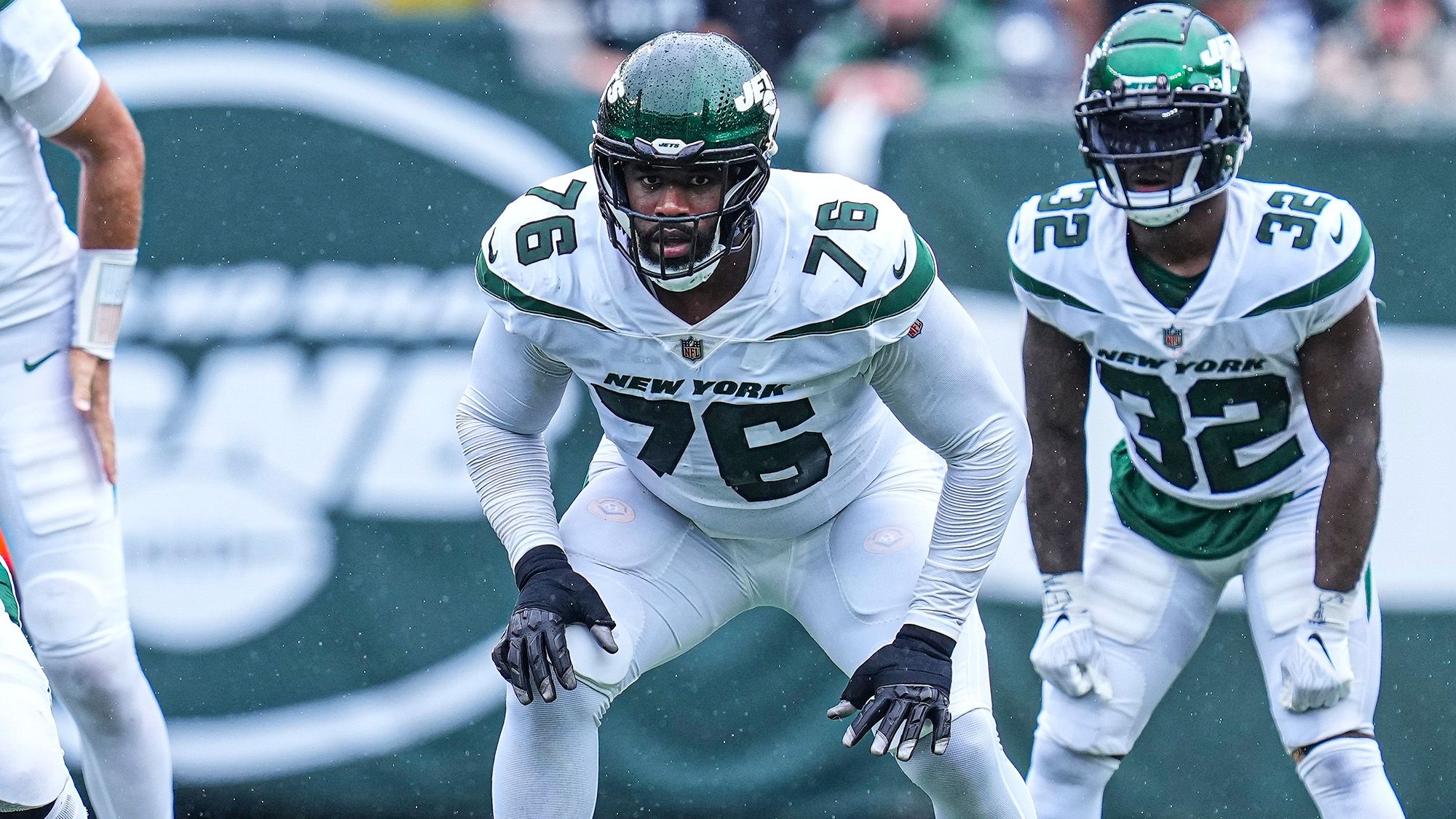 George Fant, NY Jets, PFF, Pressures, Sacks, Allowed, Stats