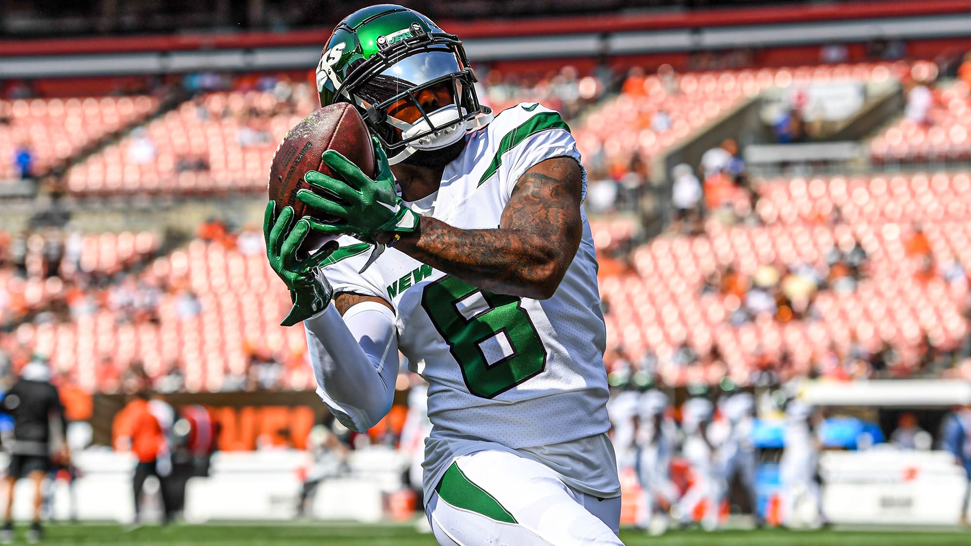 Elijah Moore, NY Jets, Stats, Role, Usage, Trade, Rumors, Request, Practice, Return