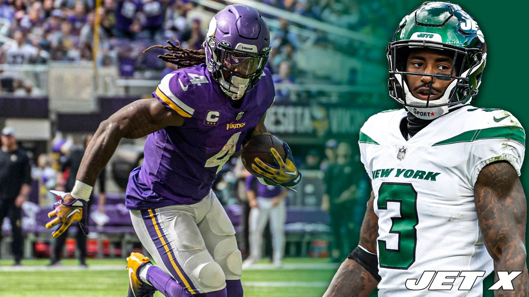 Jordan Whitehead, Dalvin Cook, NY Jets, Stats, Vikings