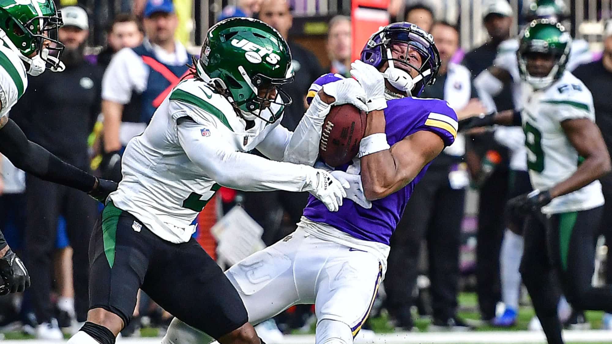 Jordan Whitehead, Fine, Penalty, Hit, Justin Jefferson, NY Jets