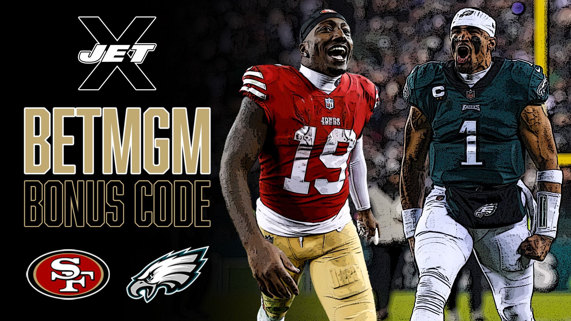 BetMGM Bonus Code, Eagles vs. 49ers, Deebo Samuel, Jalen Hurts, NFL Betting