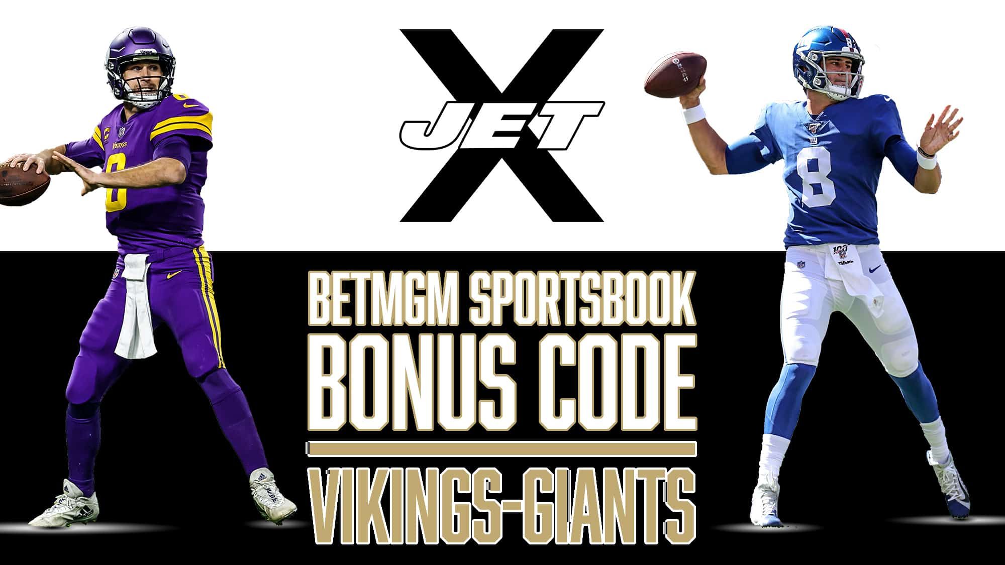 BetMGM Bonus Code, NFL Playoffs, Minnesota Vikings vs. New York Giants, Kirk Cousins, Daniel Jones