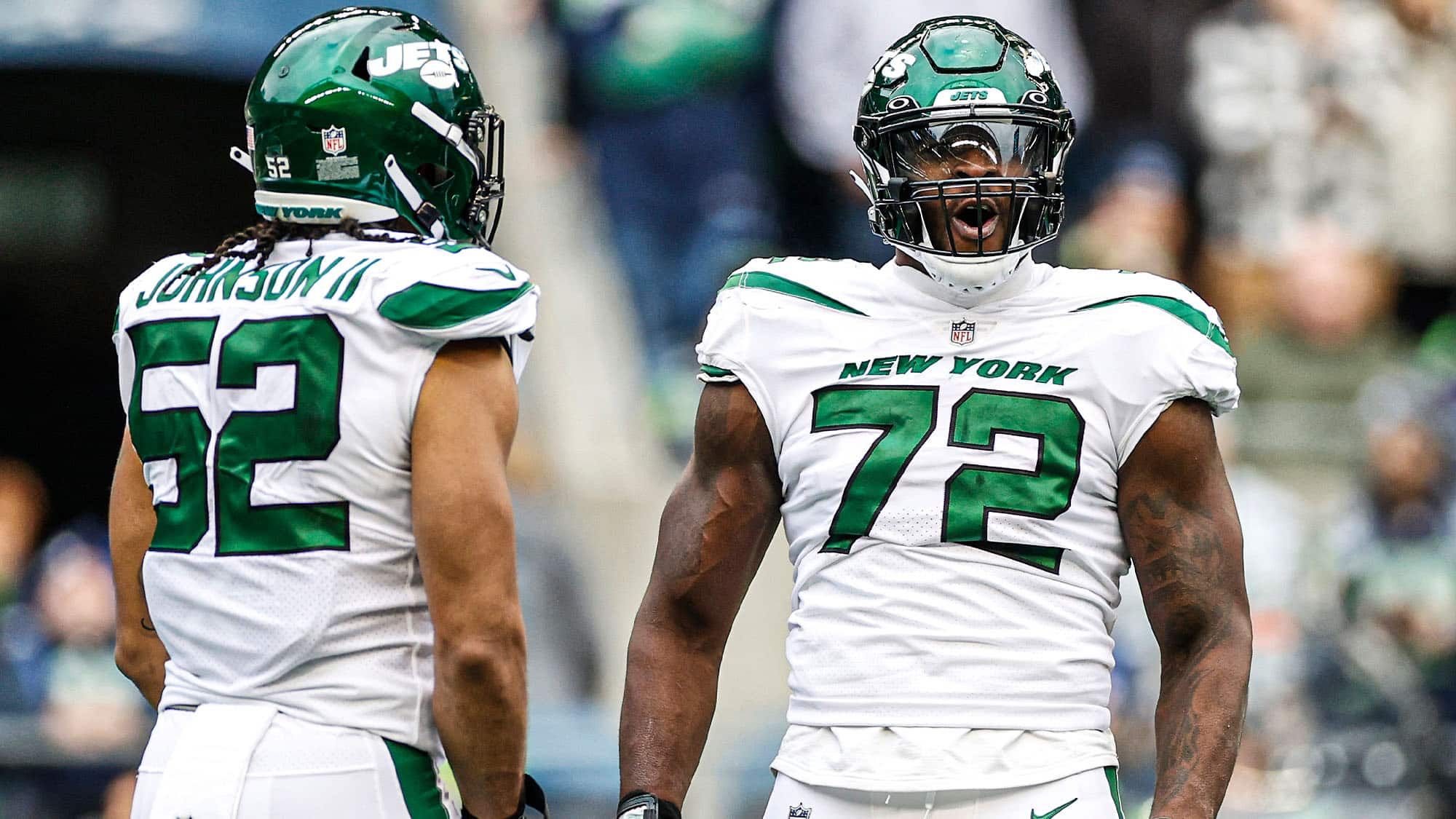 Micheal Clemons, Jermaine Johnson, NY Jets, Run Defense Stats