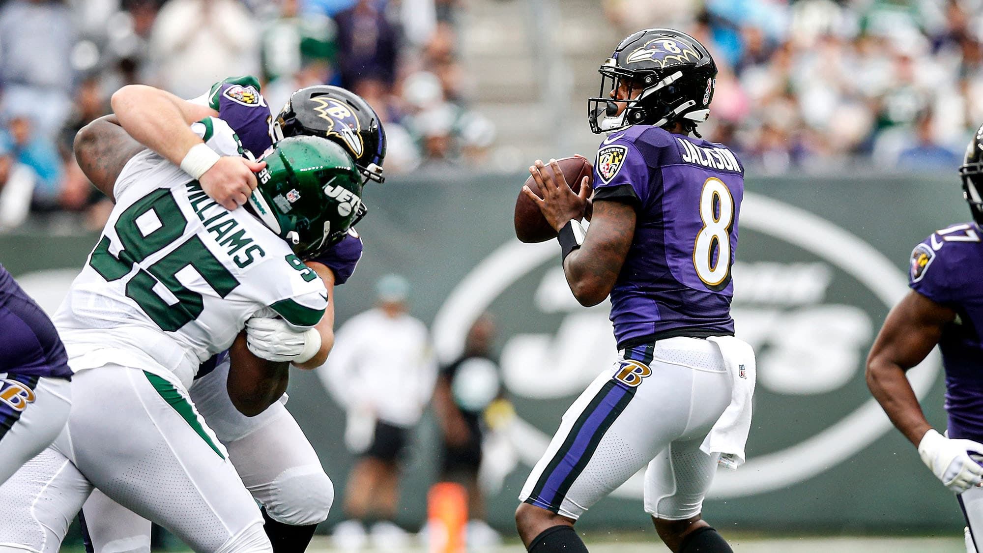 Lamar Jackson, NY Jets