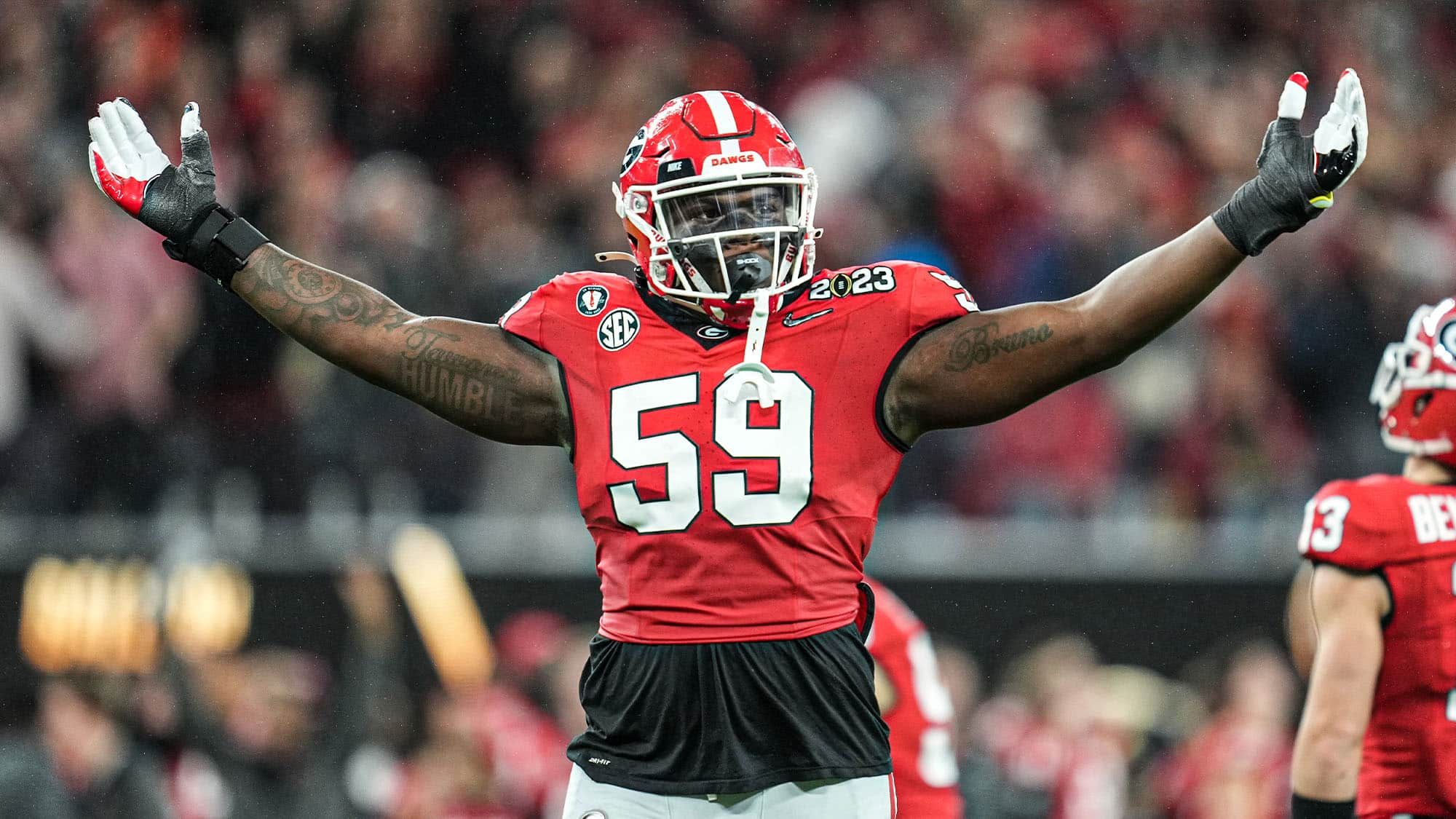 Broderick Jones, Georgia, NY Jets, NFL Mock Draft