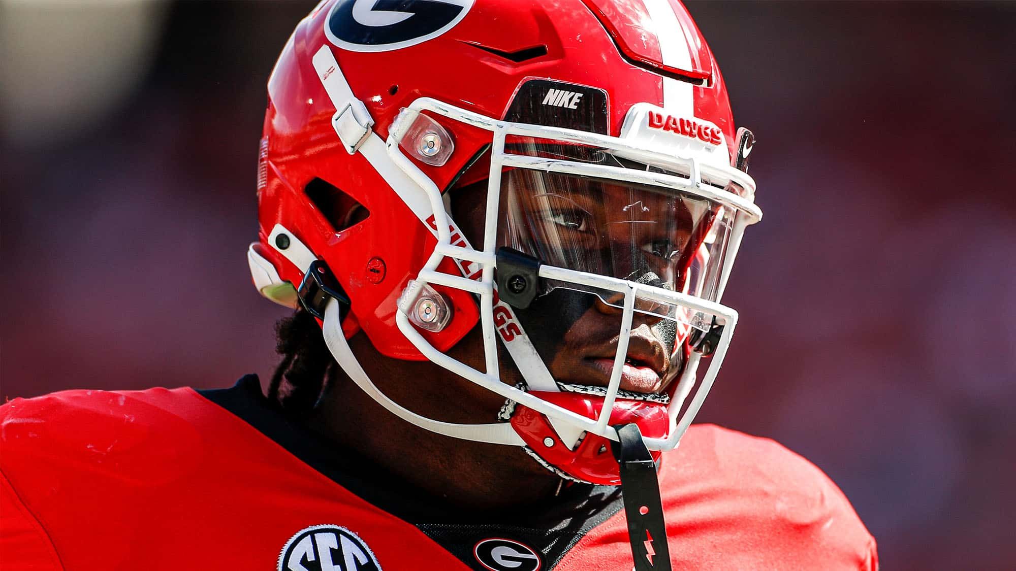 Broderick Jones, NY Jets, NFL, Mock Draft, Stats, Height