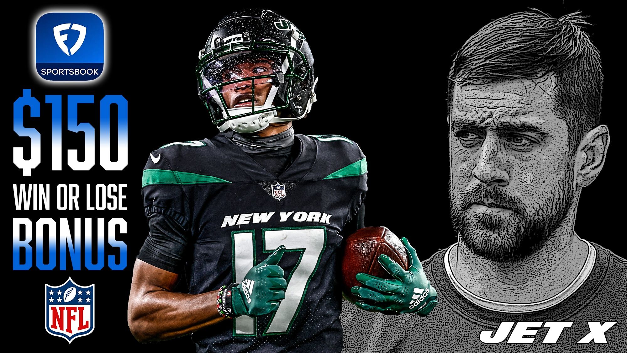 FanDuel Promo Code, $150 Guaranteed Bonus, NFL Props, Garrett Wilson, Aaron Rodgers