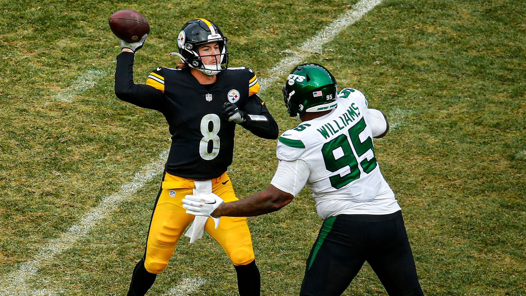 Quinnen Williams, NY Jets, Pickett, Steelers