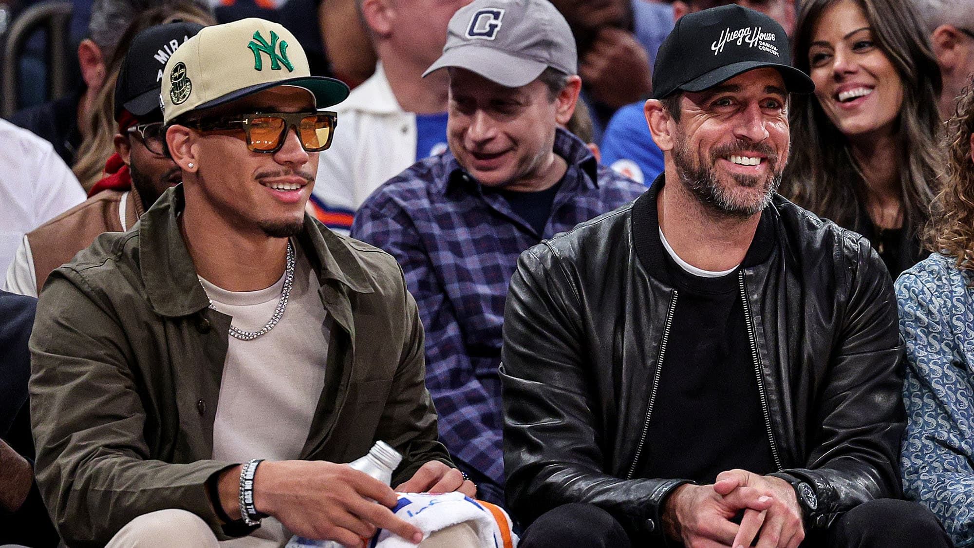 Aaron Rodgers, Allen Lazard, MSG, NY Jets