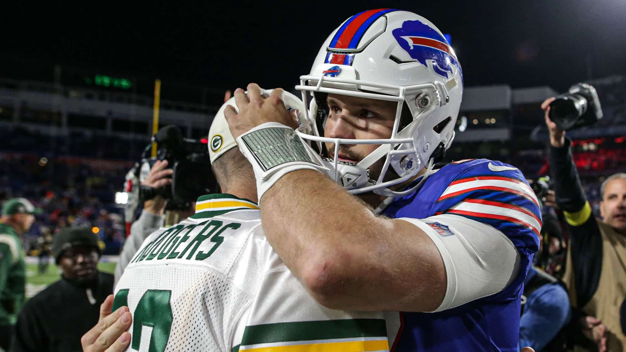 Aaron Rodgers, Josh Allen, NY Jets, Company