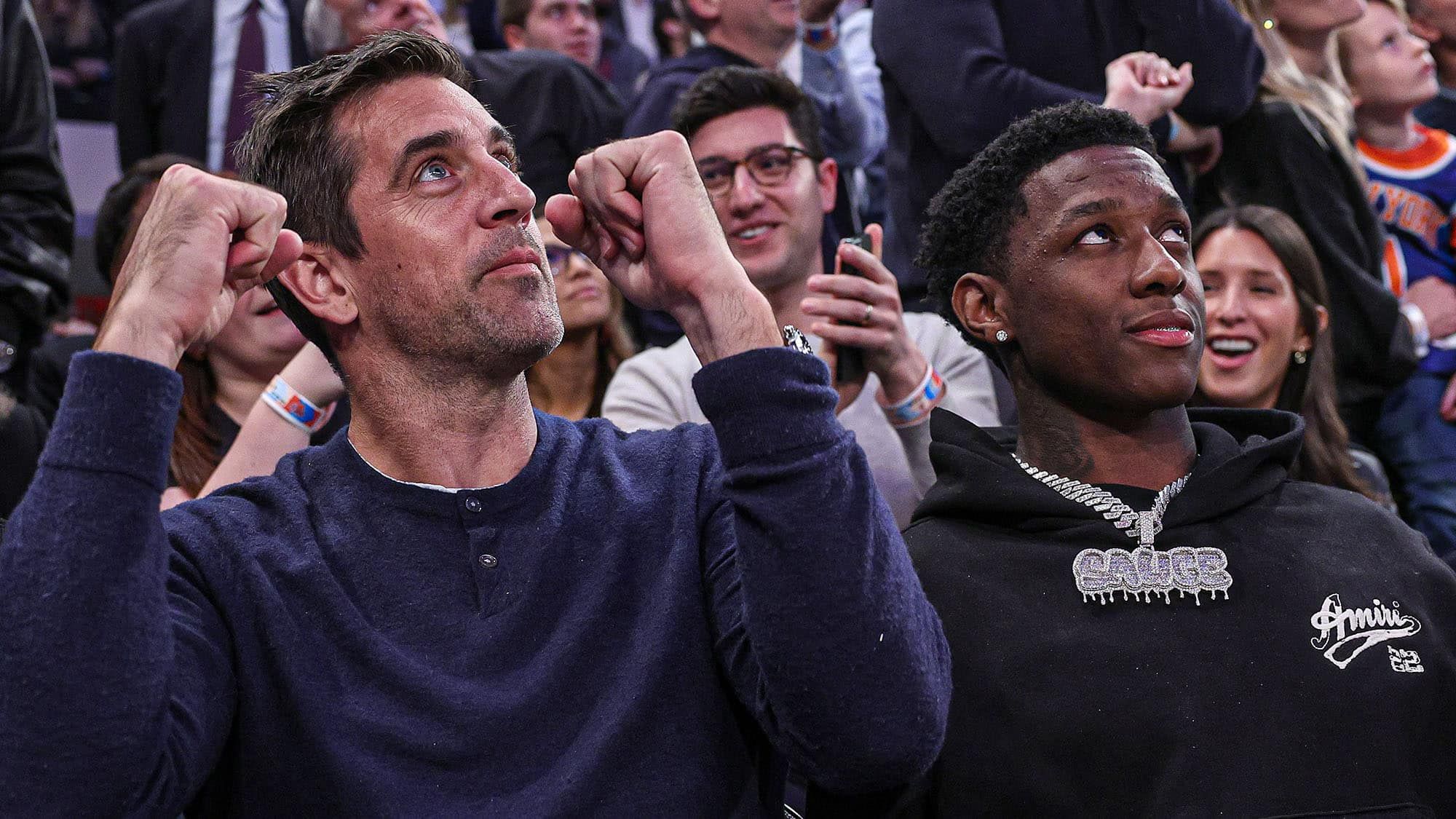 Aaron Rodgers, NY Jets, Sauce Gardner