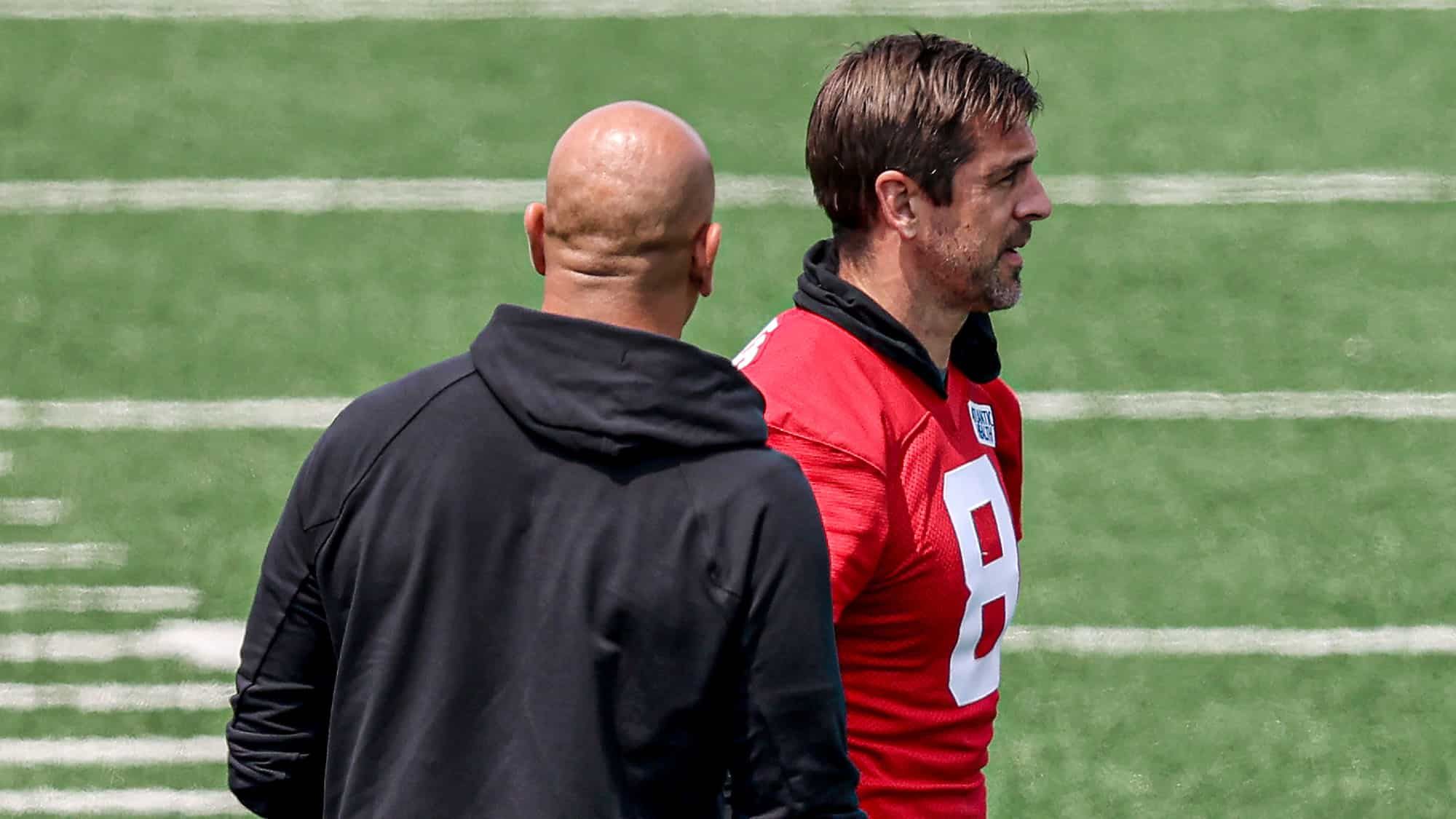 Robert Saleh, NY Jets, HC, Aaron Rodgers, QB