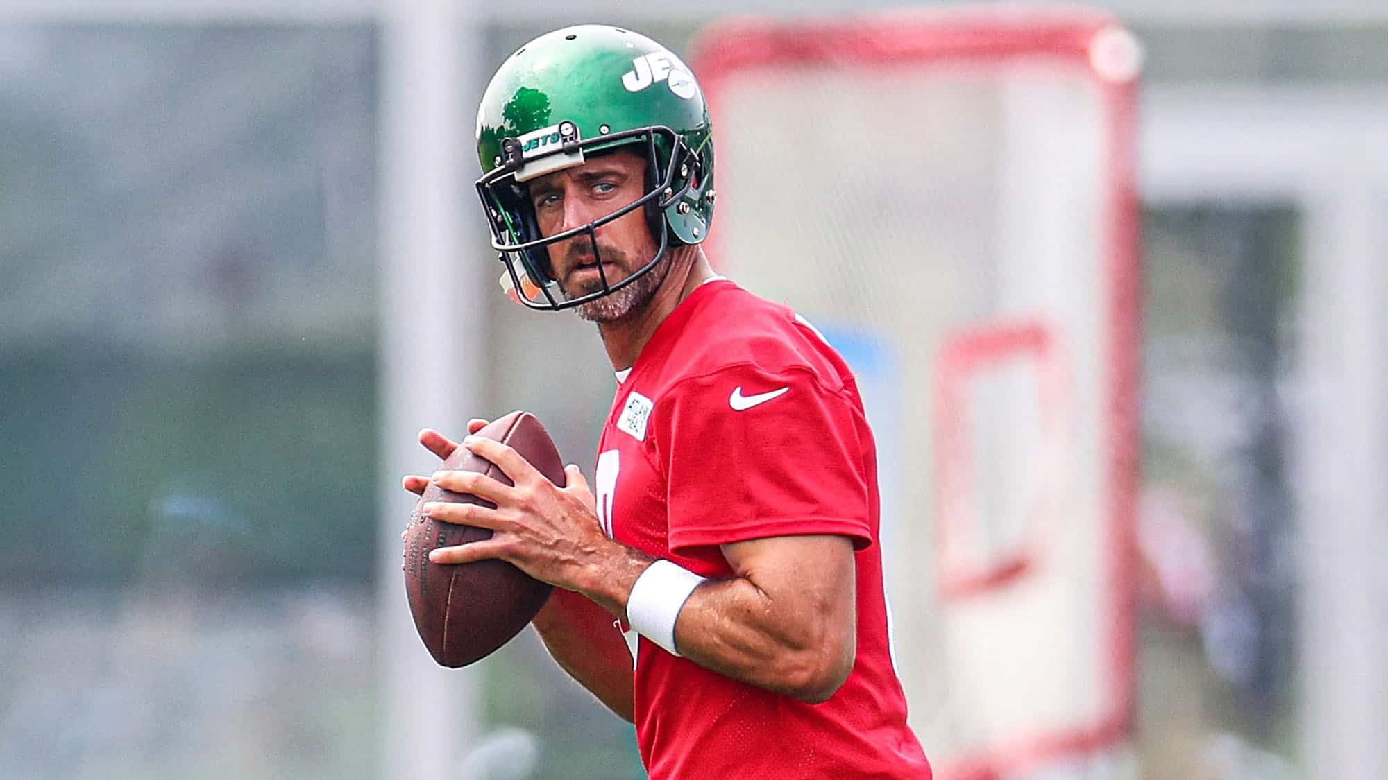 Aaron Rodgers, NY Jets, Training Camp, QB