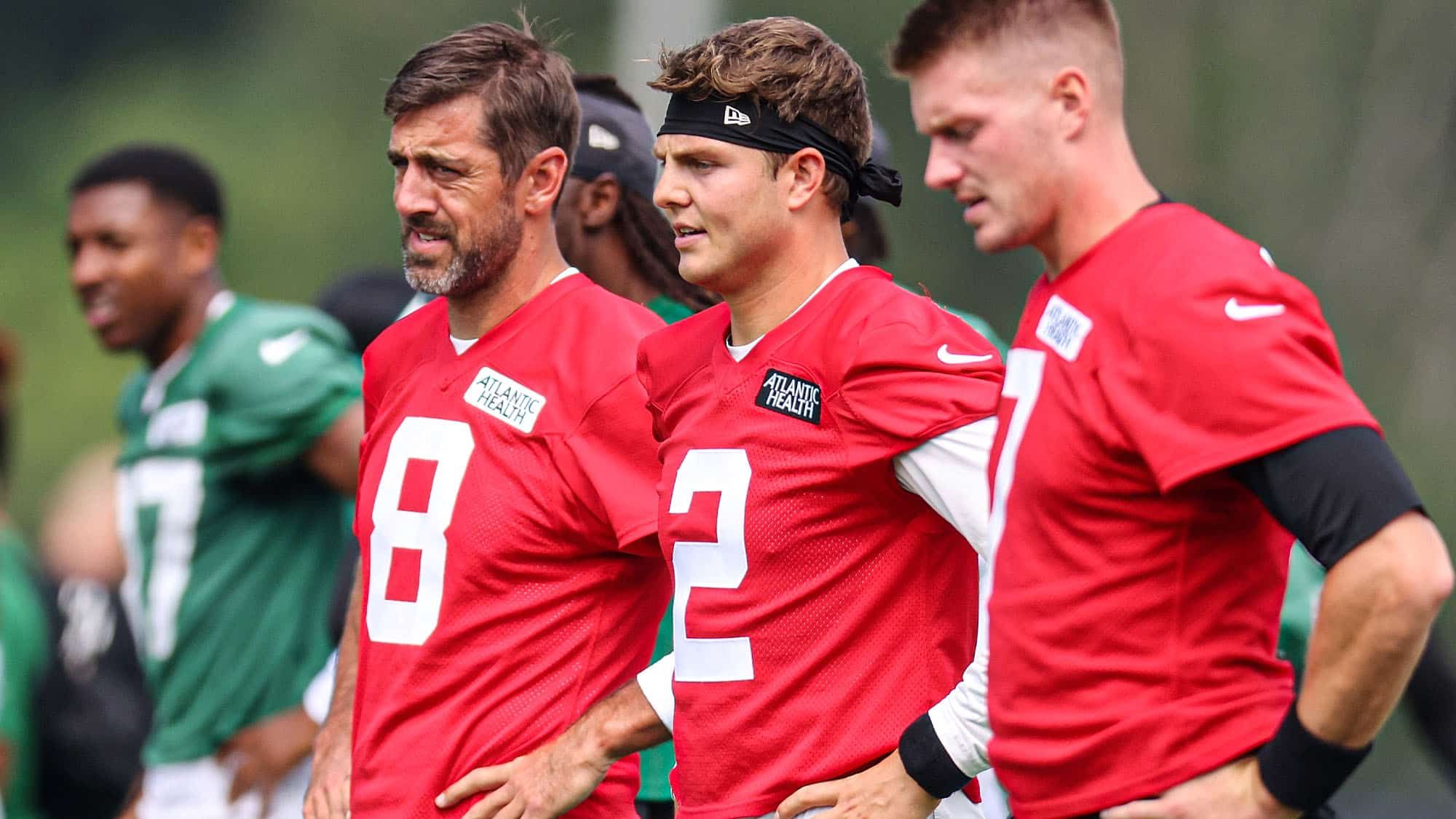 Zach Wilson, Aaron Rodgers, NY Jets, Hall of Fame Game