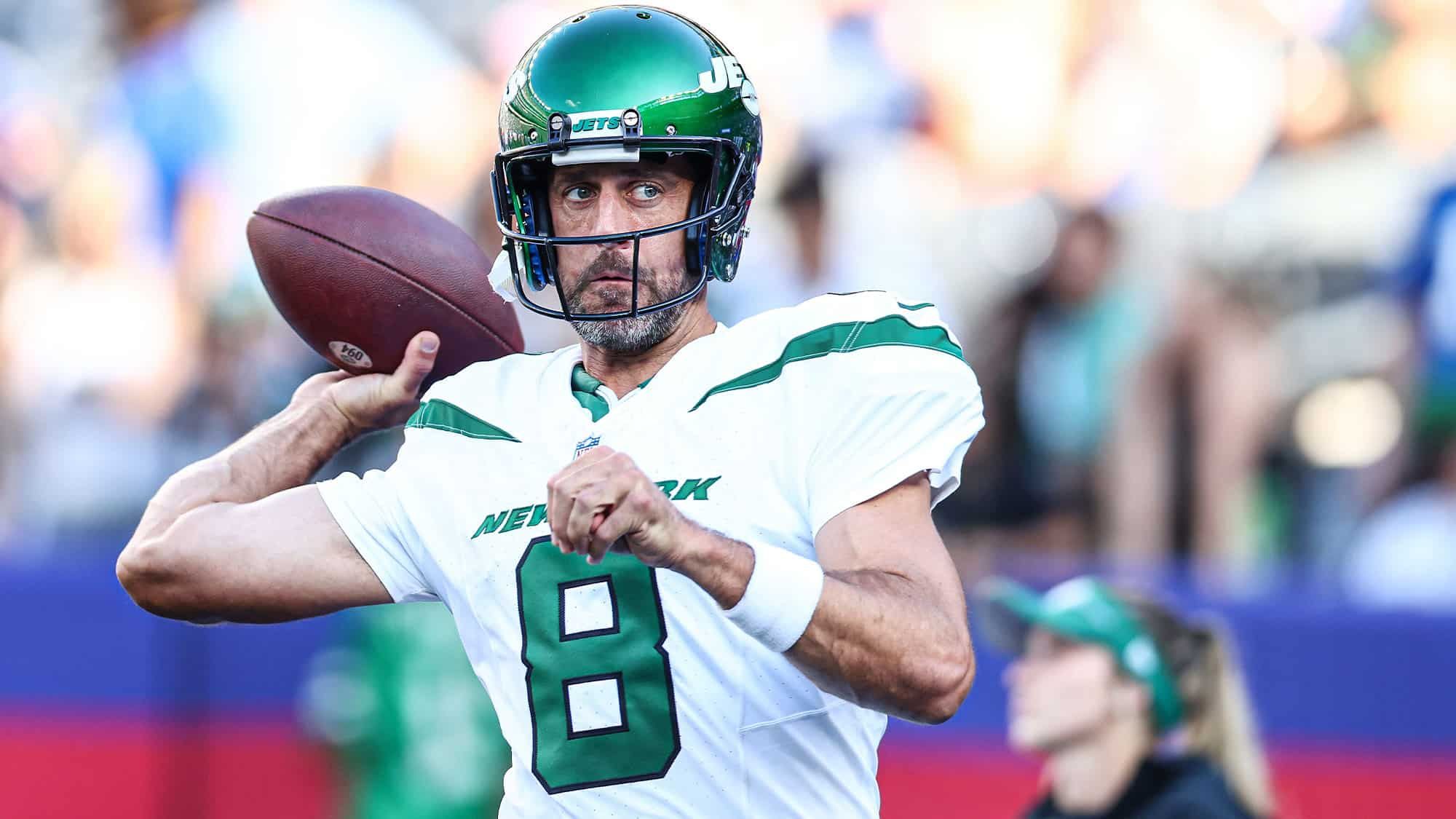 Aaron Rodgers, NY Jets, Debut, TD