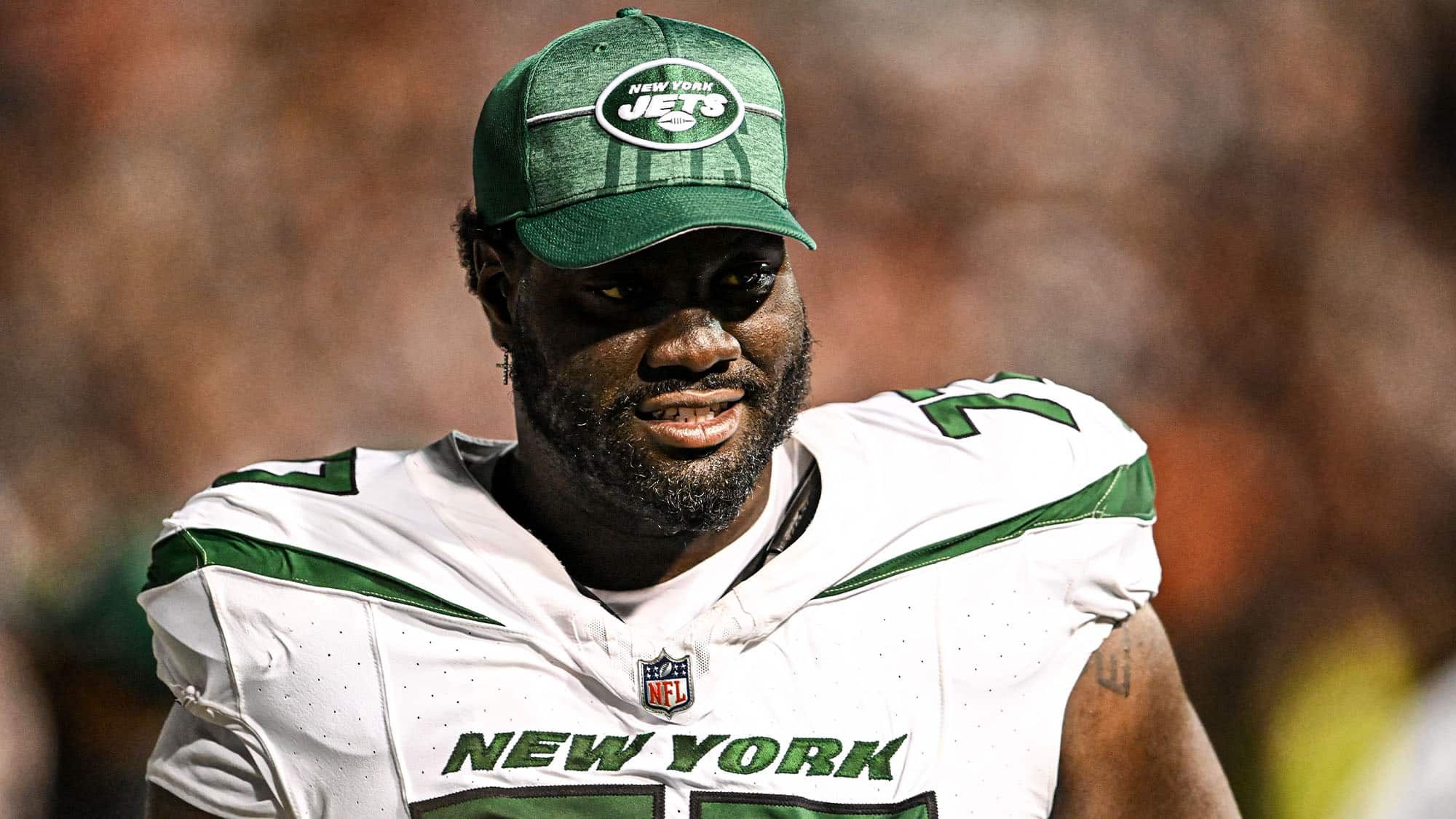 Mekhi Becton, NY Jets, Snaps, Injury